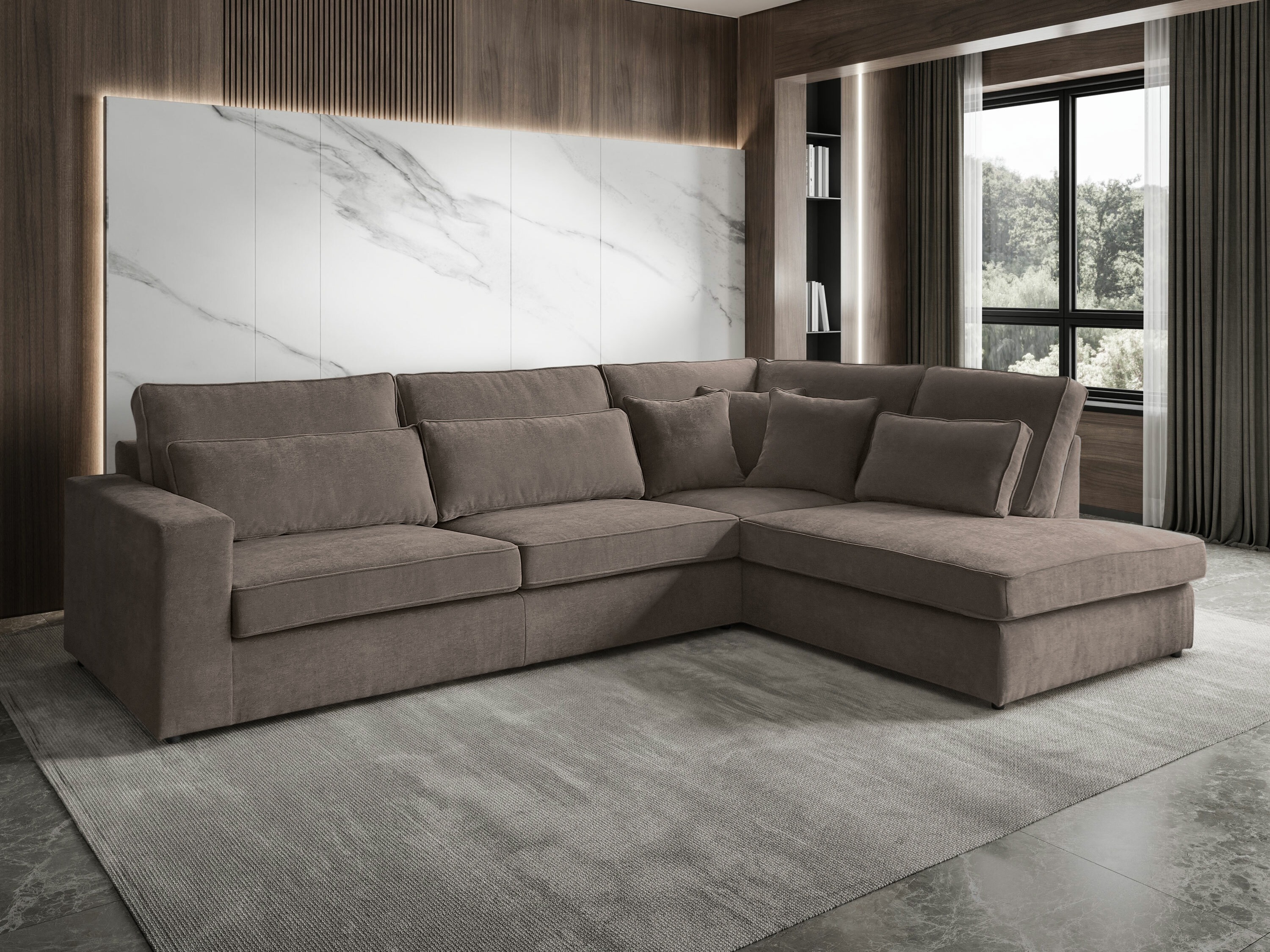 Stūra dīvāns Margate 122 (Sereno 684)