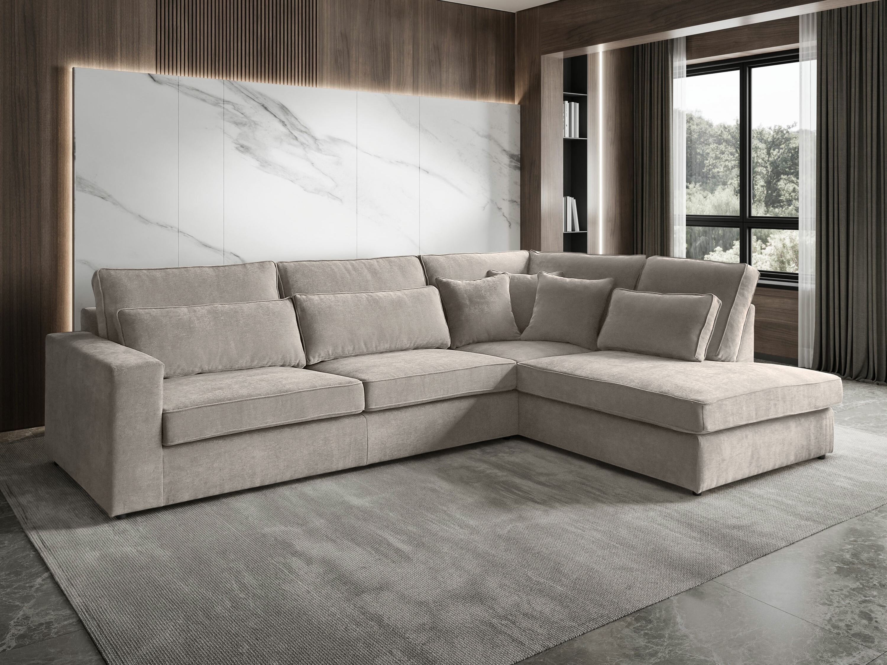 Угловой диван Margate 122 (Sereno 682)