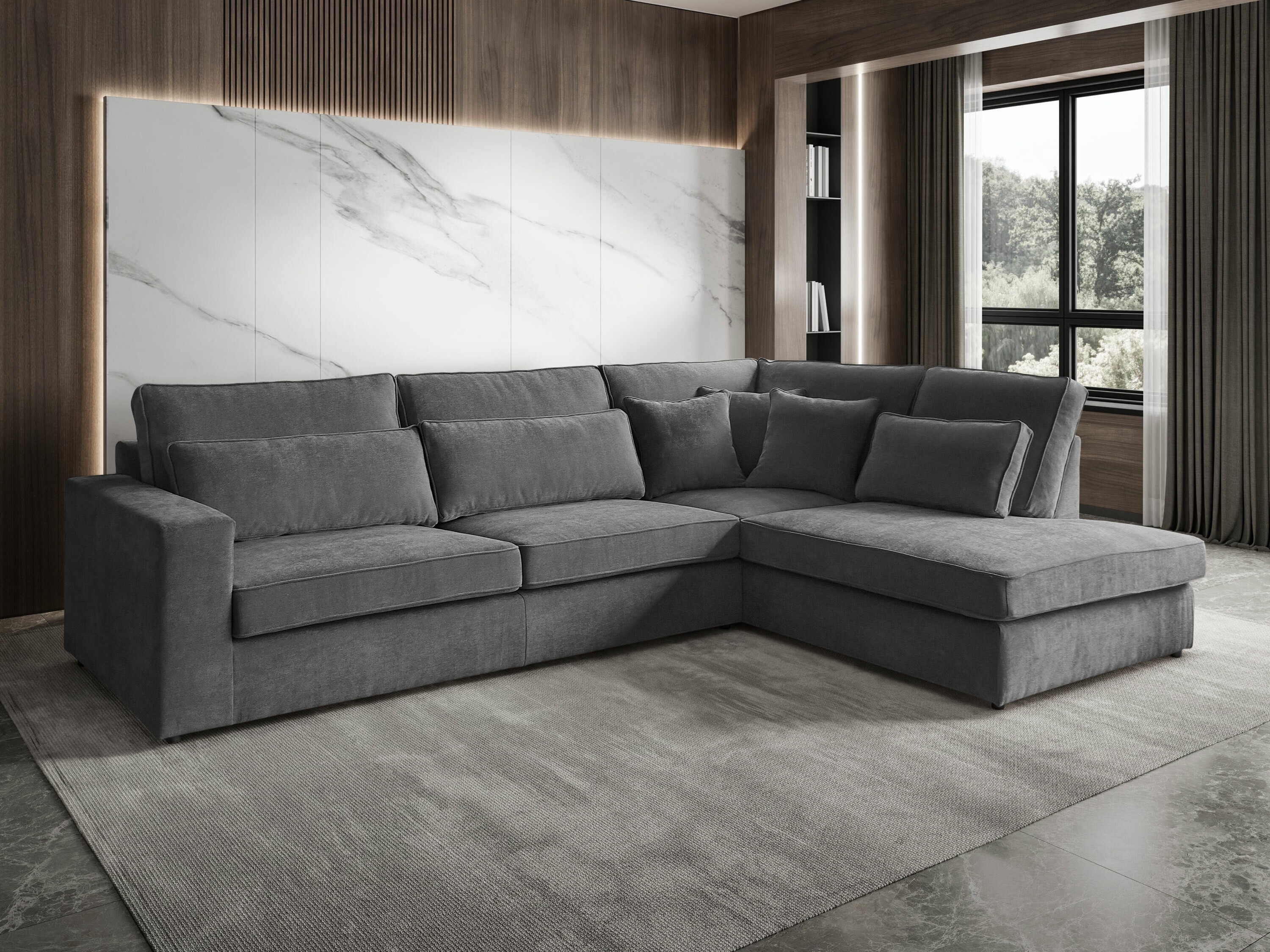 Угловой диван Margate 122 (Sereno 694)