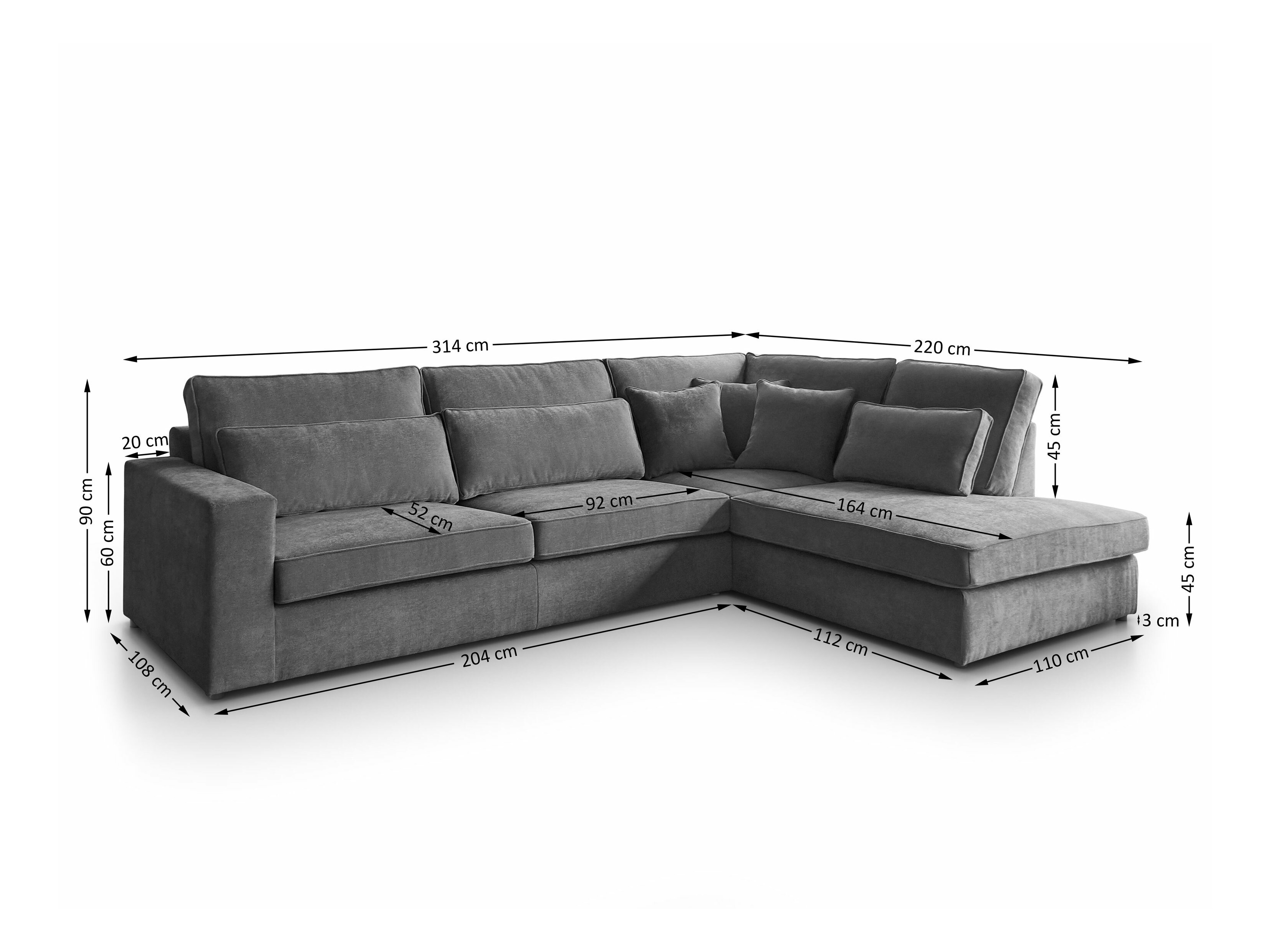 Угловой диван Margate 122 (Sereno 694)