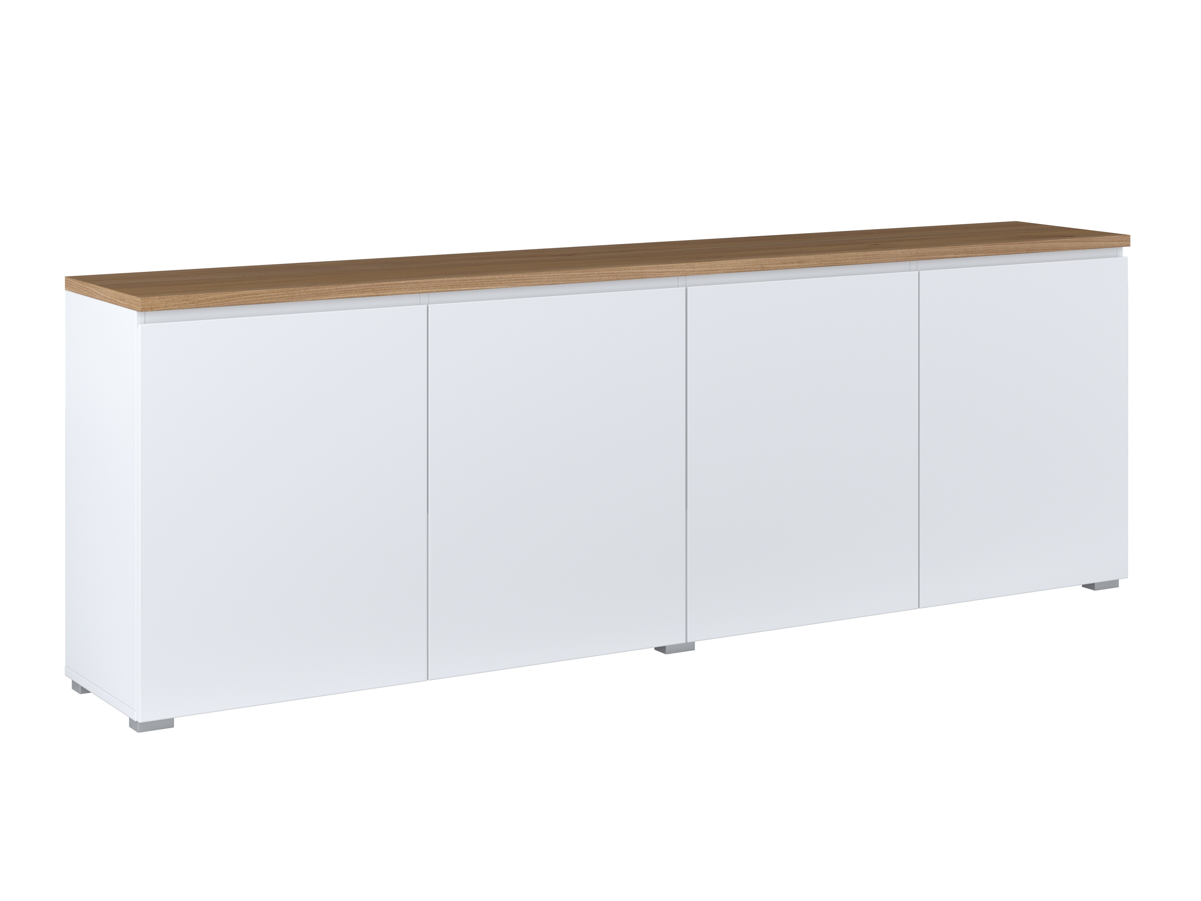 Skapis Baletu 105 (Balts + Ozols)