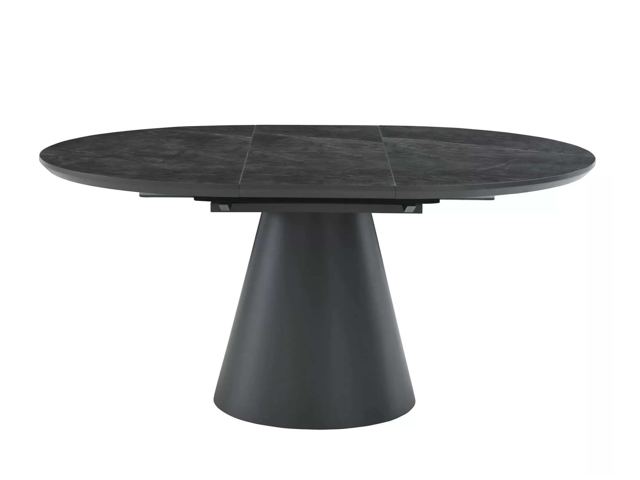 Galds Detroit 920 (Pelēks marmors + Melns)