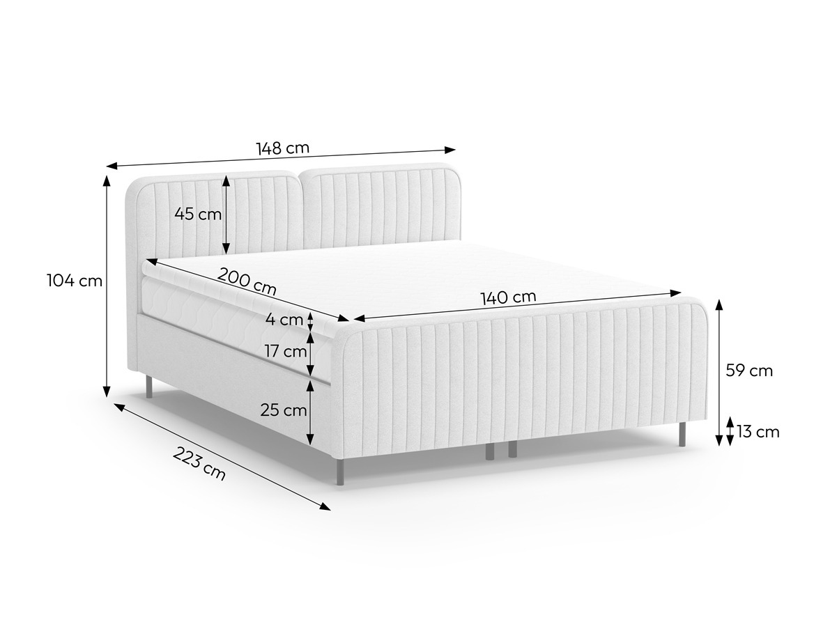 Континентальная кровать Margate 127 (Casa 24)