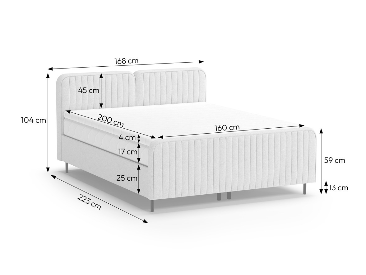 Континентальная кровать Margate 127 (Casa 24)