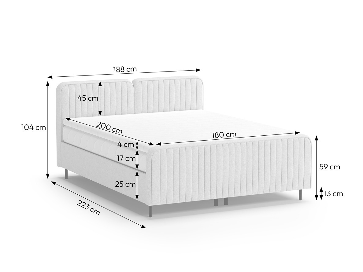 Континентальная кровать Margate 127 (Casa 24)