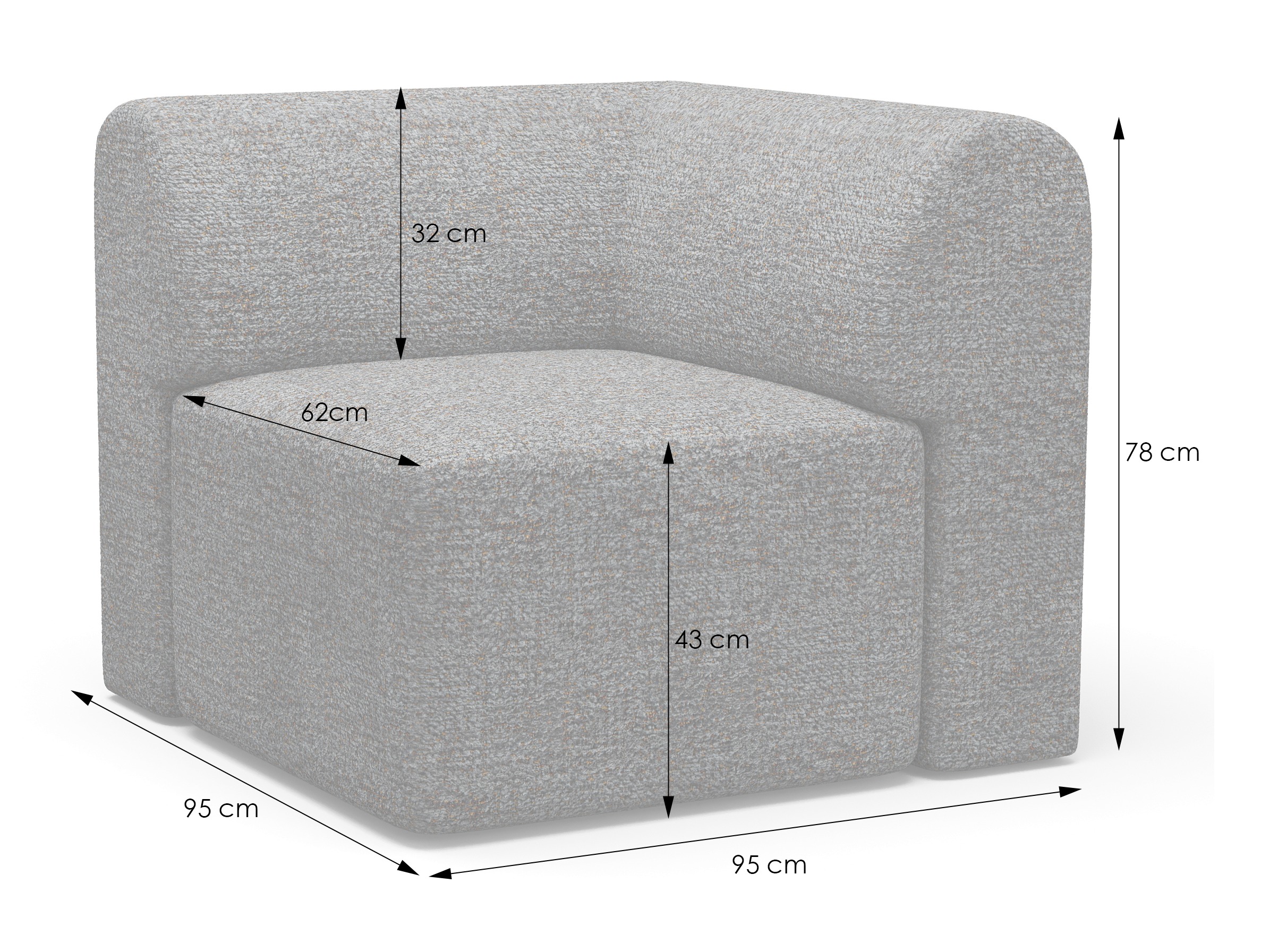 Moduļu krēsls Elbmonu 101 (Bello 05)