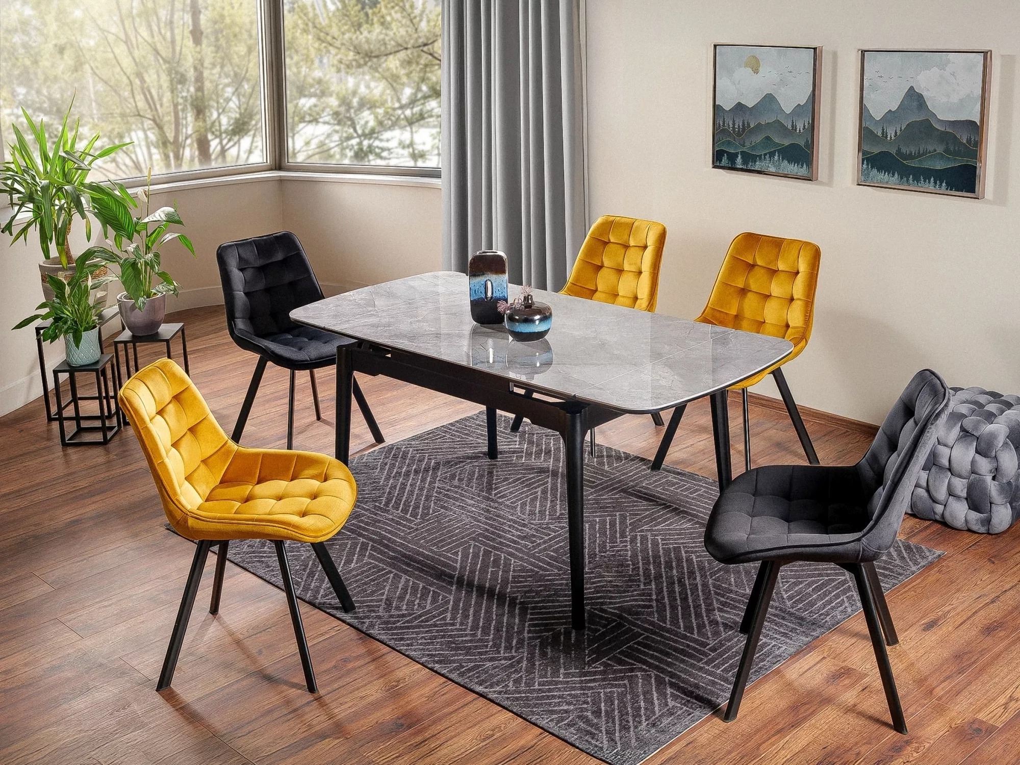 Cтол Detroit 921 (Серый мрамор)