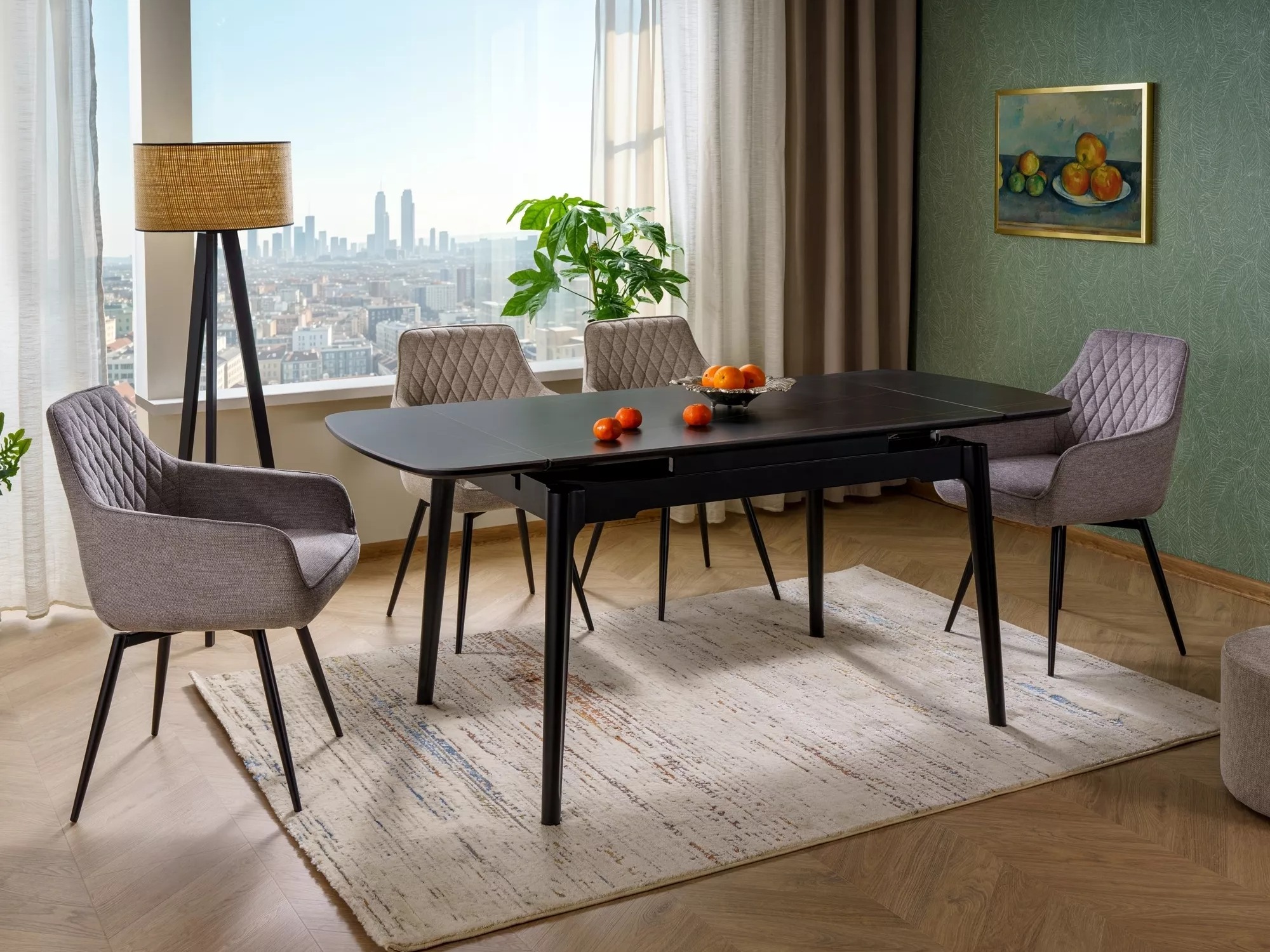 Galds Detroit 921 (Melnais marmors)