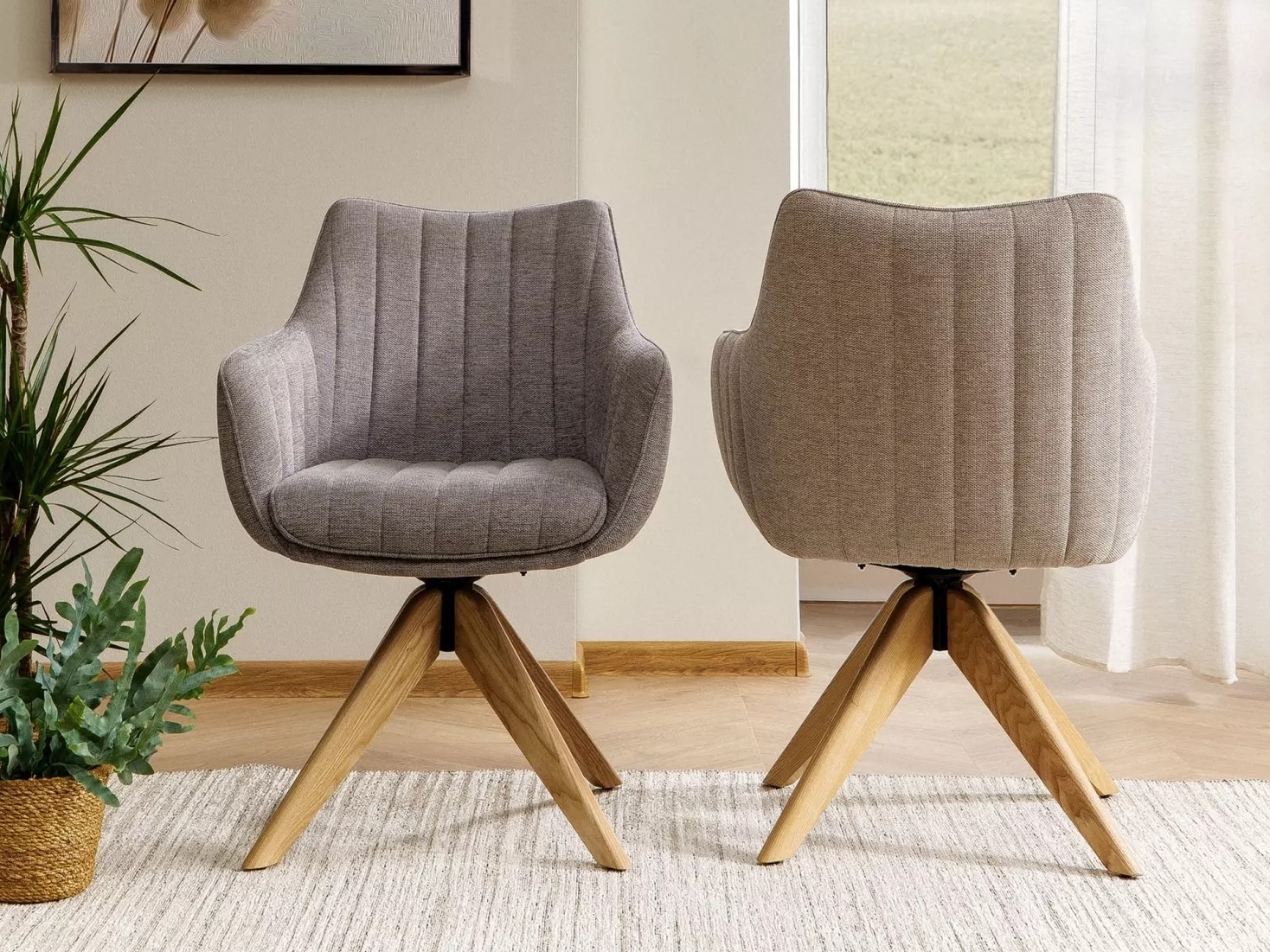 Krēsls Detroit 912 (Gaiši bēšs)