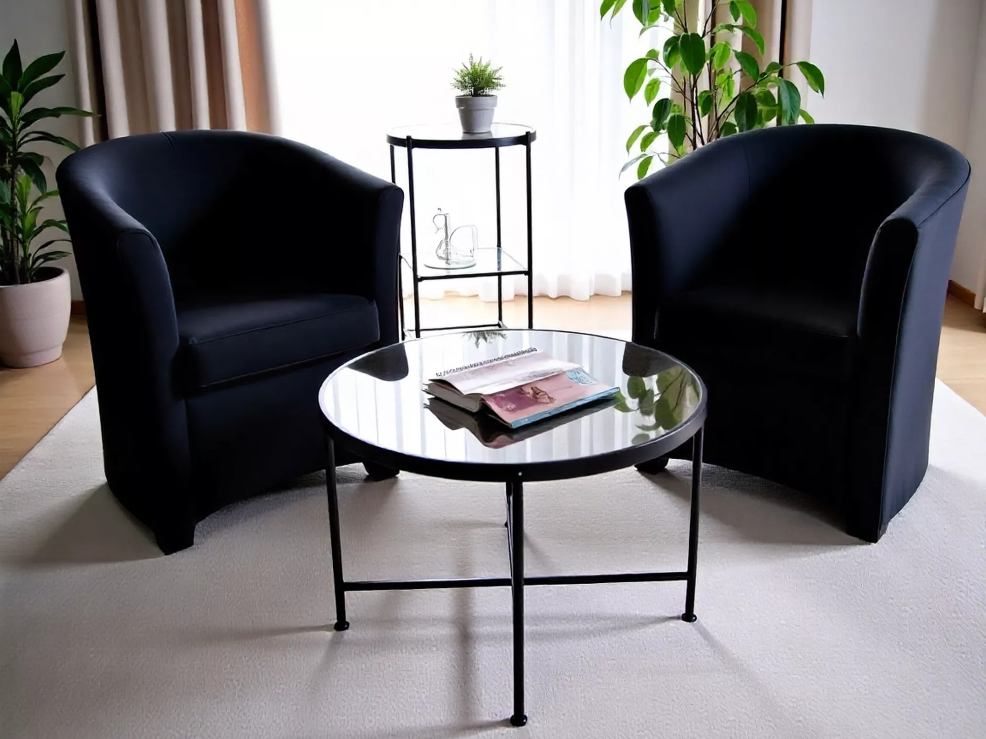 Krēsls Detroit 924 (Melns)