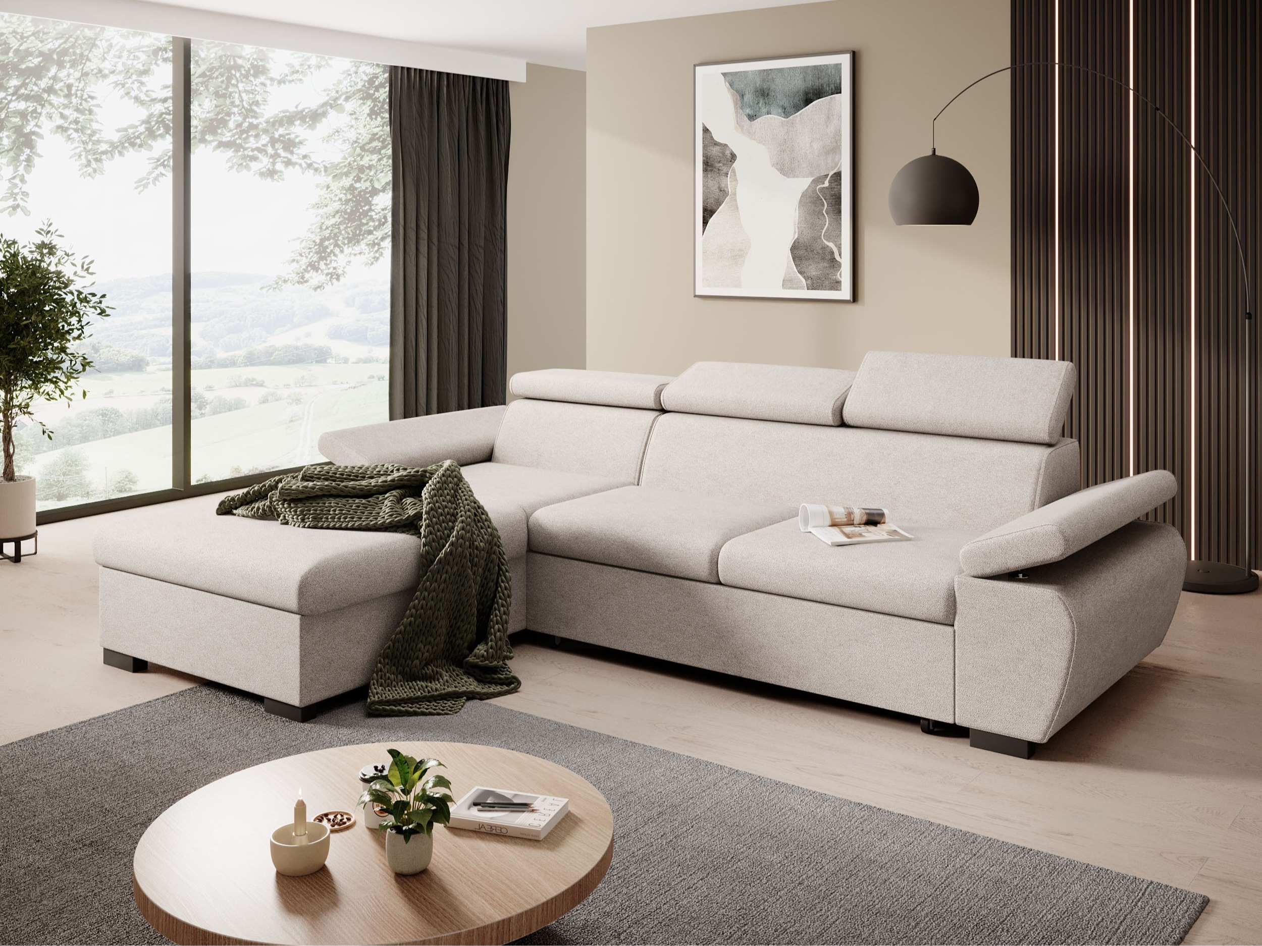 Stūra dīvāns Margate 128 (Casa 02)