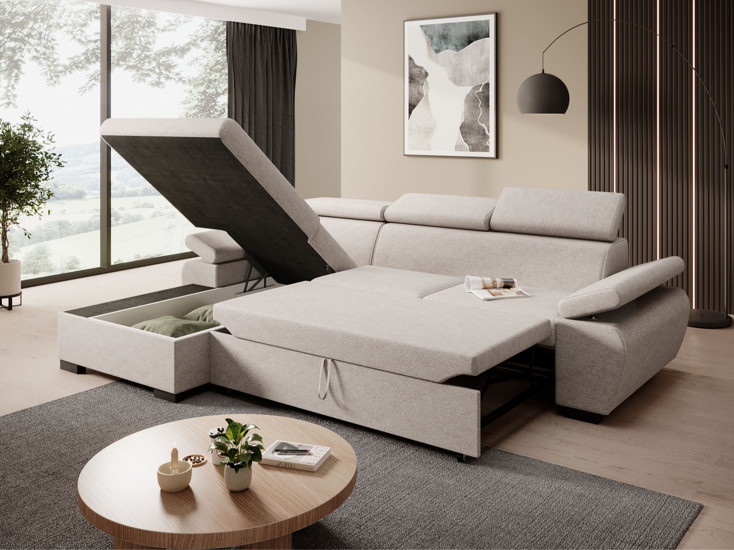 Stūra dīvāns Margate 128 (Casa 02)