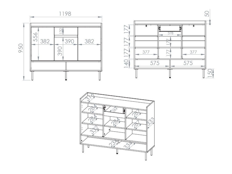 Apavu plaukts Tivorlo 104