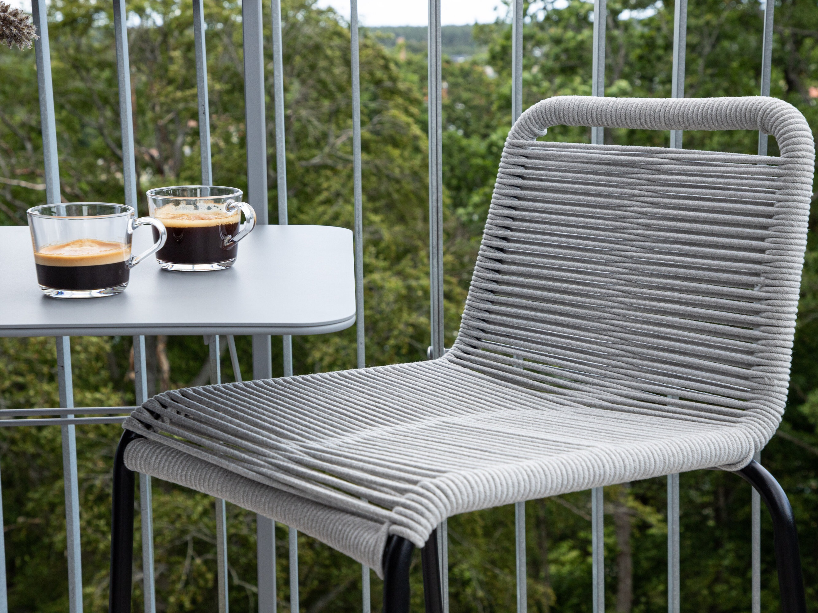 Dārza bāra krēsls Dallas 3398 (Gaiši pelēks)