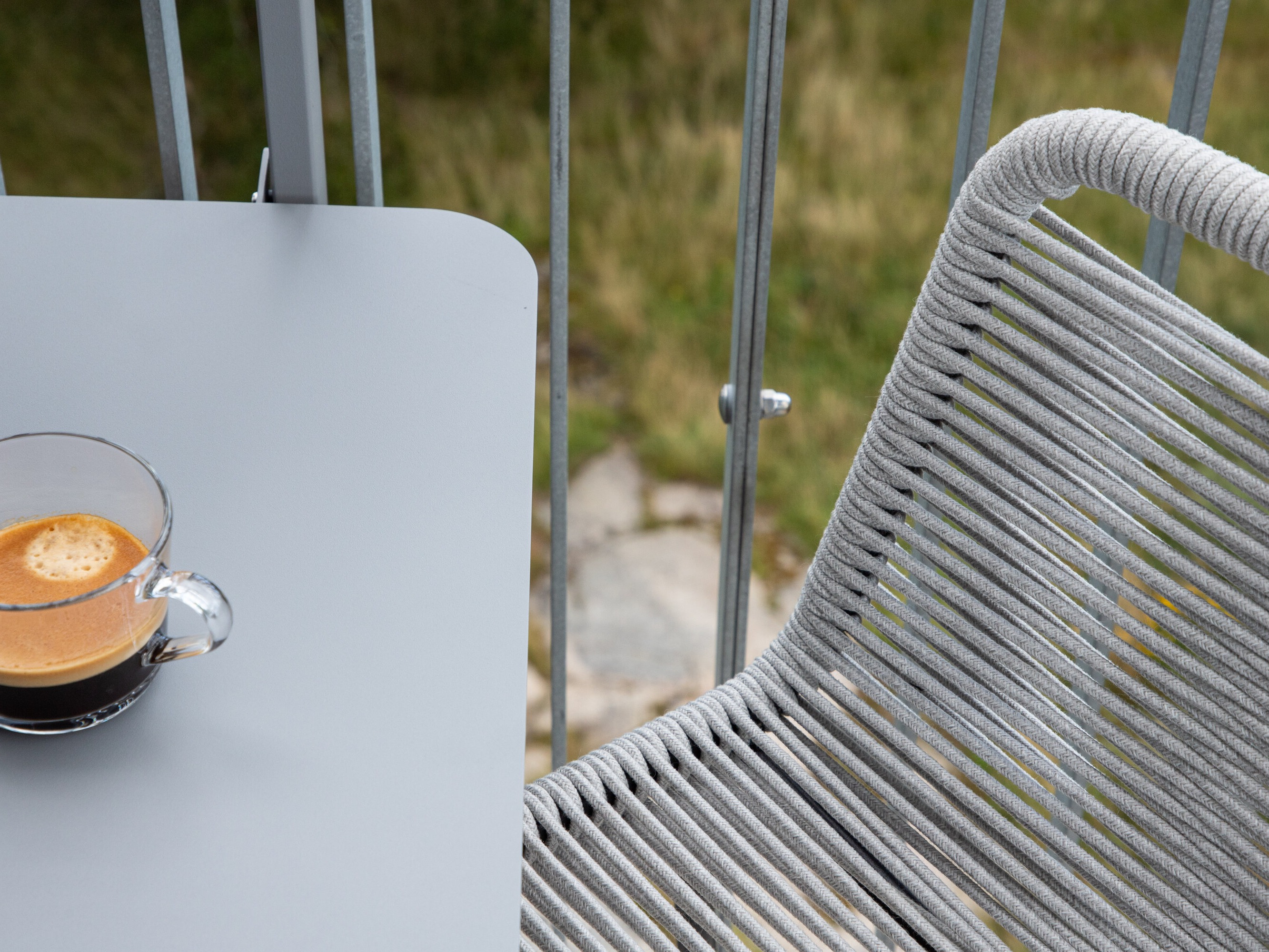 Dārza bāra krēsls Dallas 3398 (Gaiši pelēks)