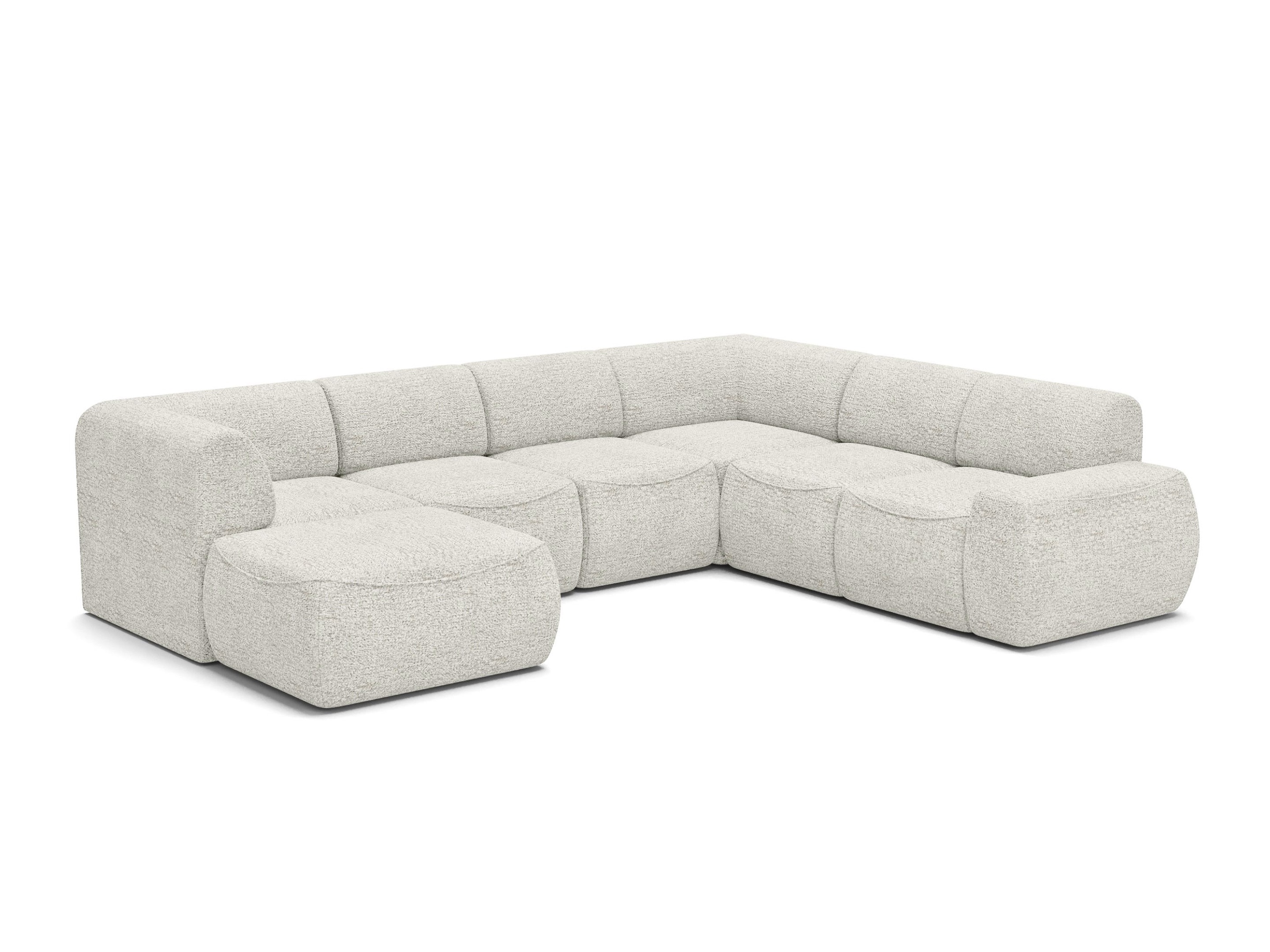 Moduļu stūra dīvāns Elbmonu 107 (Bello 05)