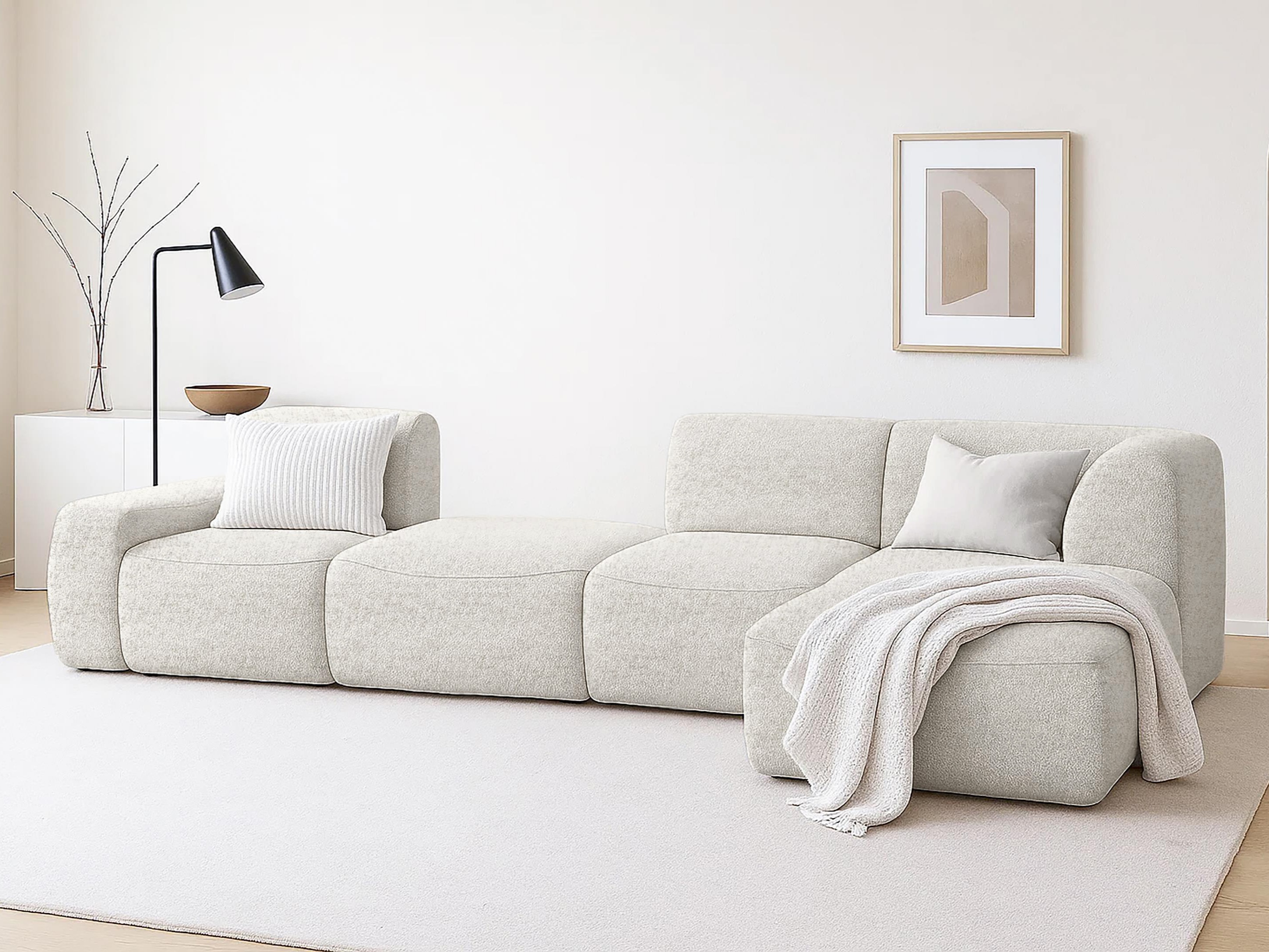 Moduļu stūra dīvāns Elbmonu 108 (Bello 05)