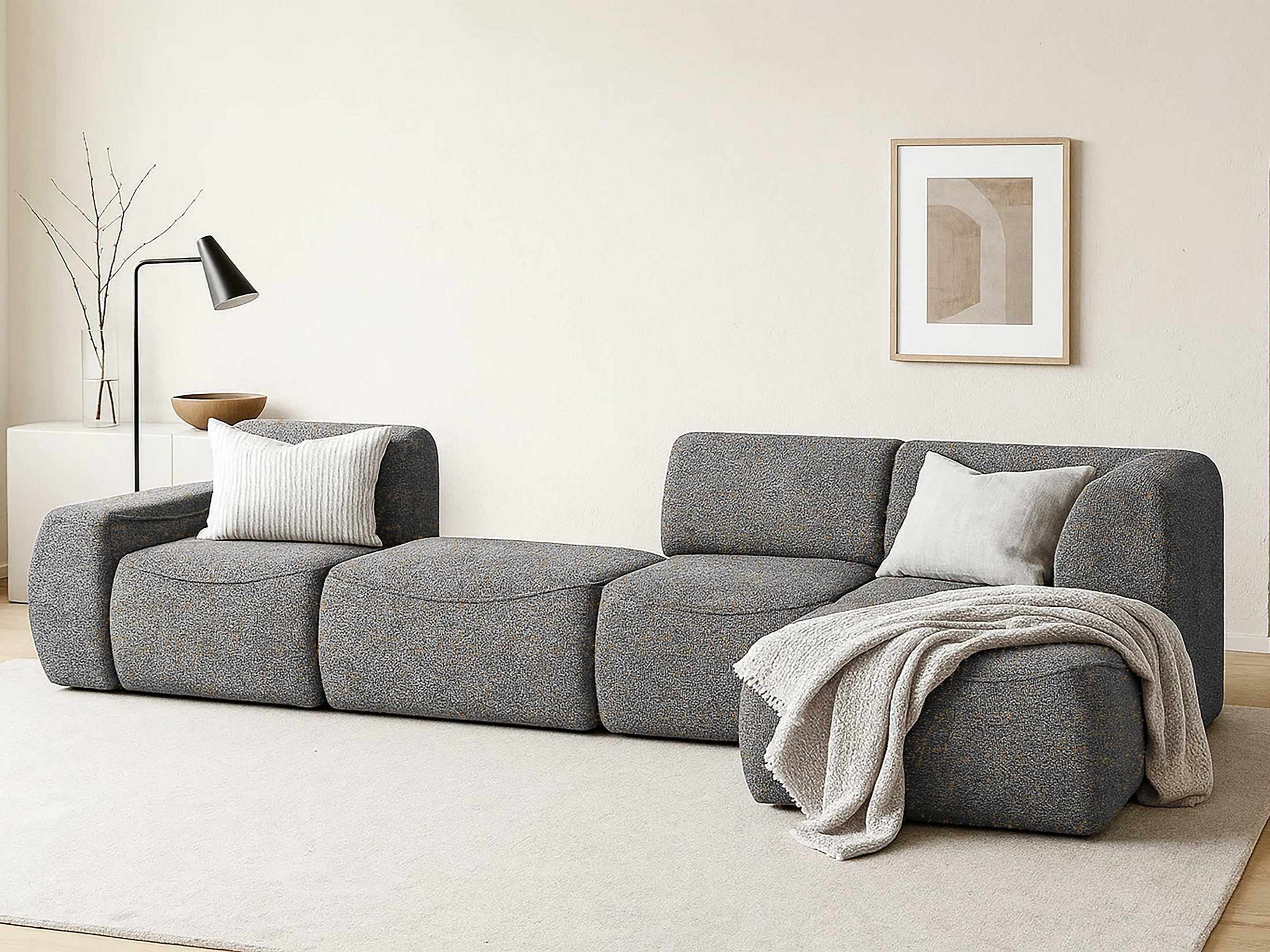 Moduļu stūra dīvāns Elbmonu 108 (Bello 15)