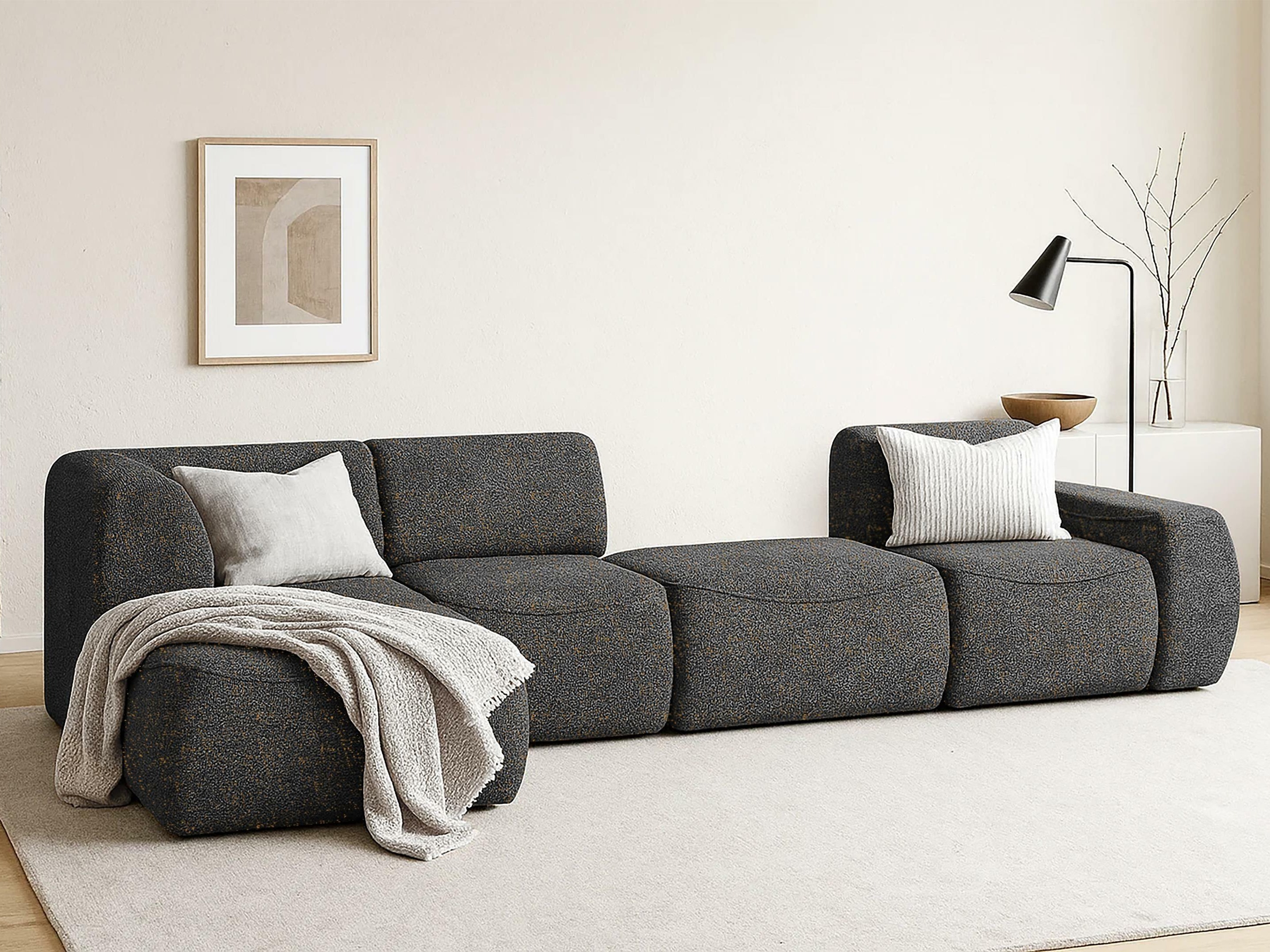 Moduļu stūra dīvāns Elbmonu 108 (Bello 25)