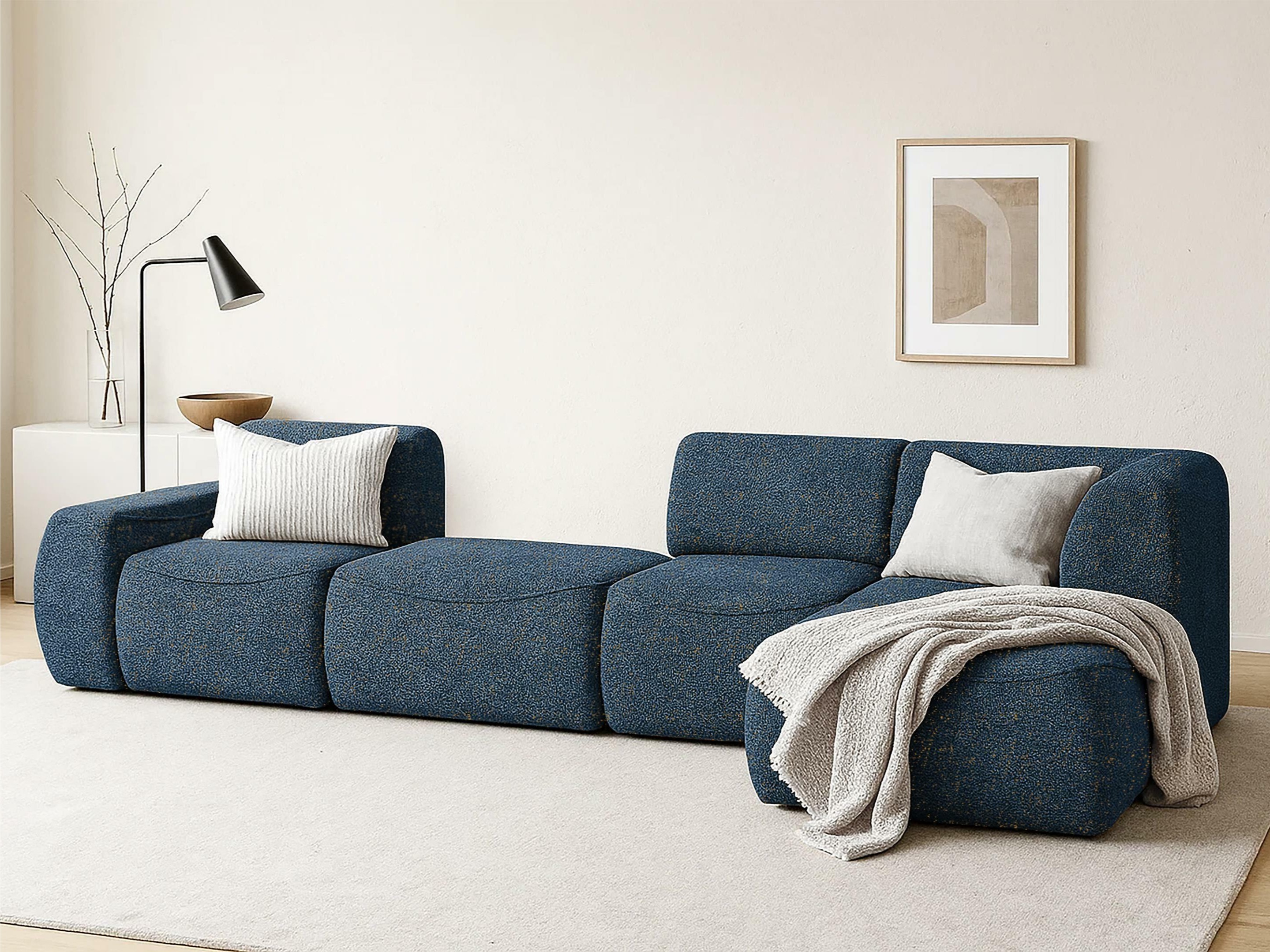 Moduļu stūra dīvāns Elbmonu 108 (Bello 30)