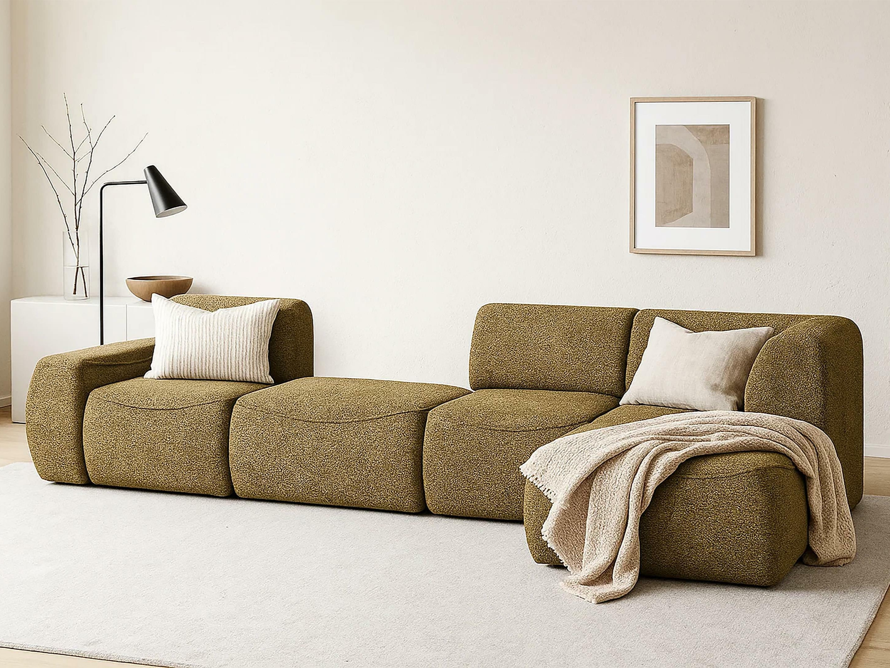 Moduļu stūra dīvāns Elbmonu 108 (Bello 45)