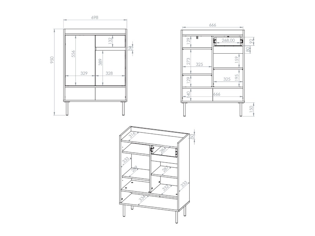 Полка для обуви Tivorlo 105
