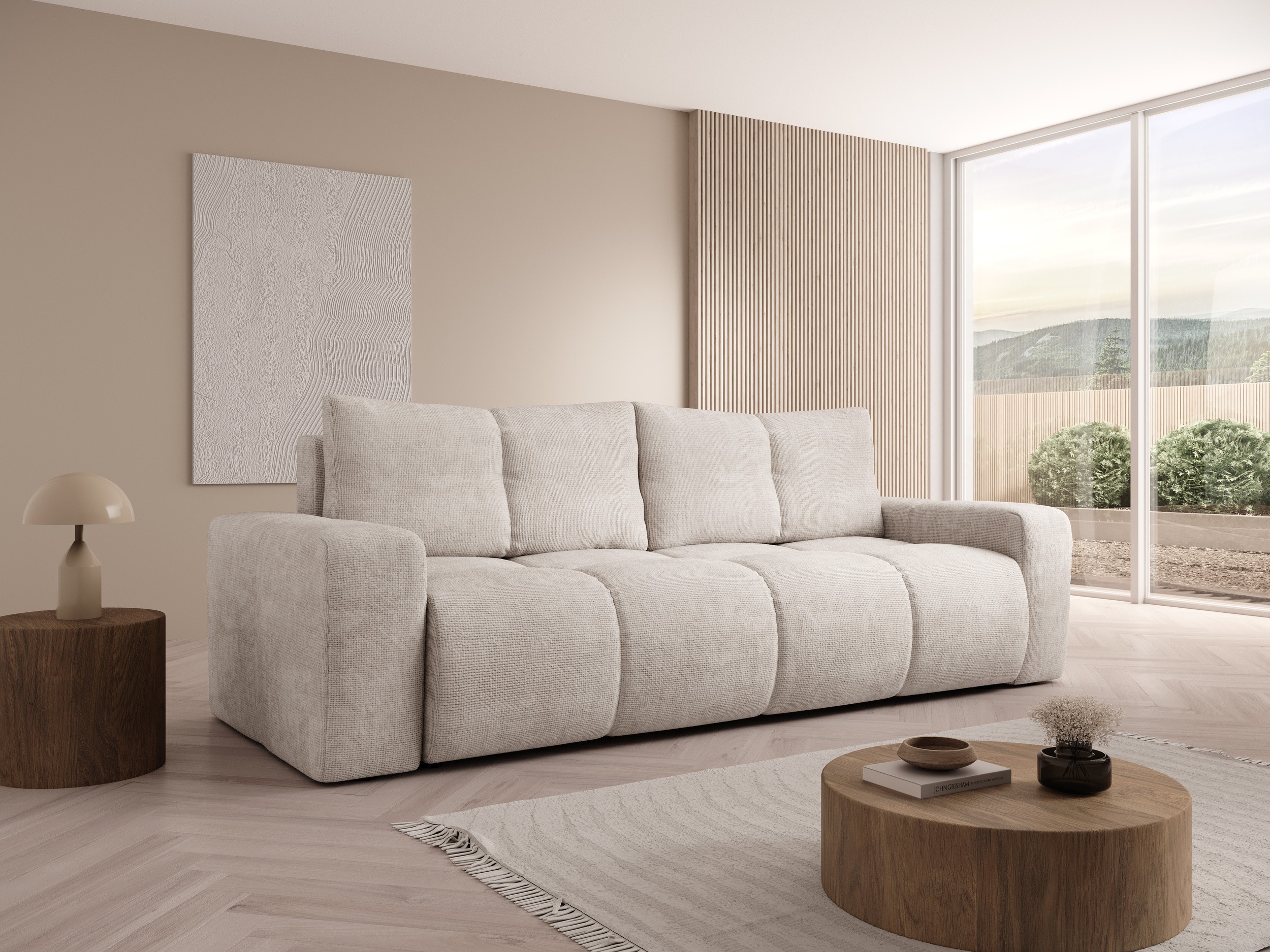 Dīvāns gulta Kingston 154 (Flow 03)