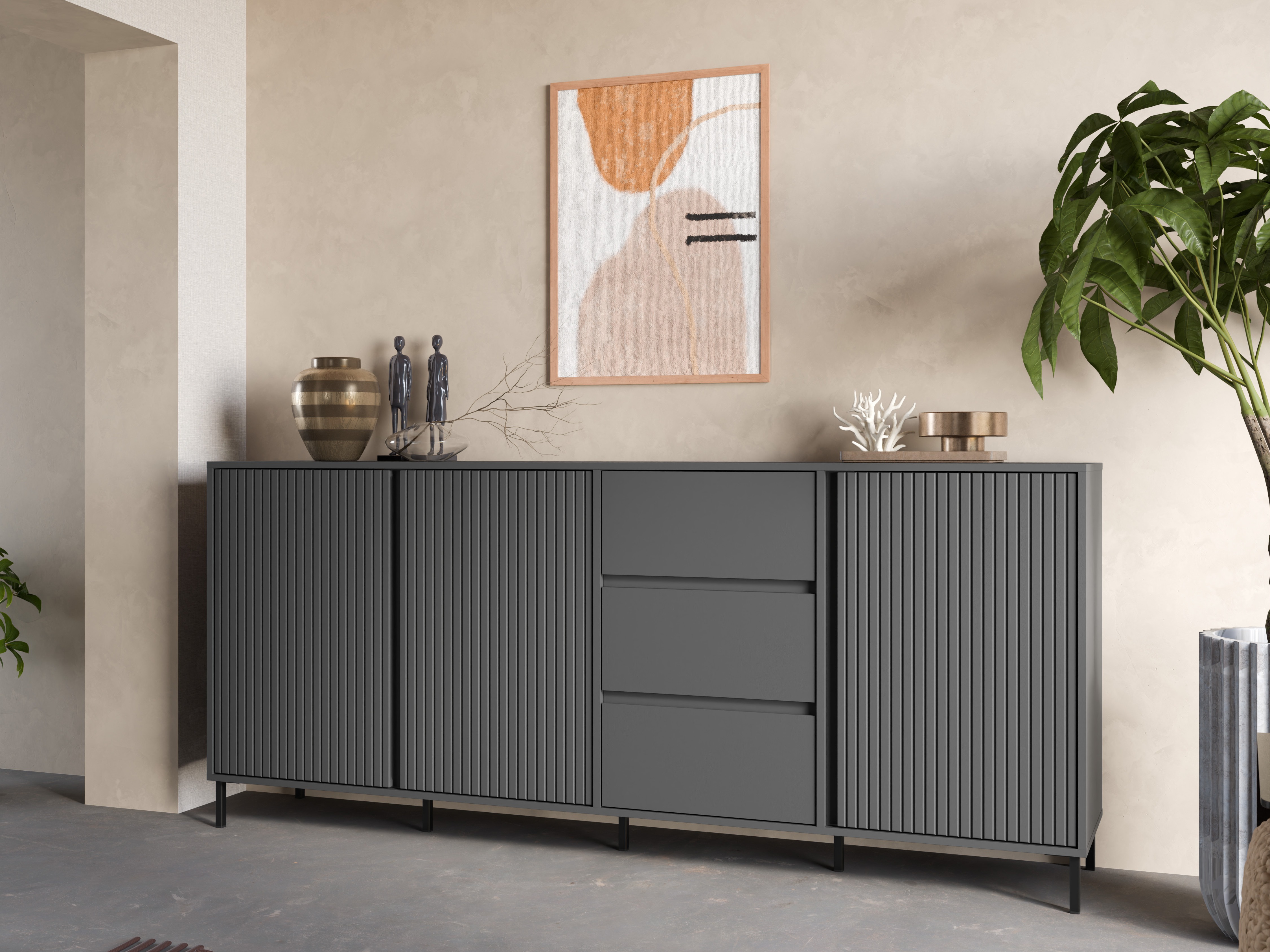 Kомод Ruvrevi 103 (Антрацит)