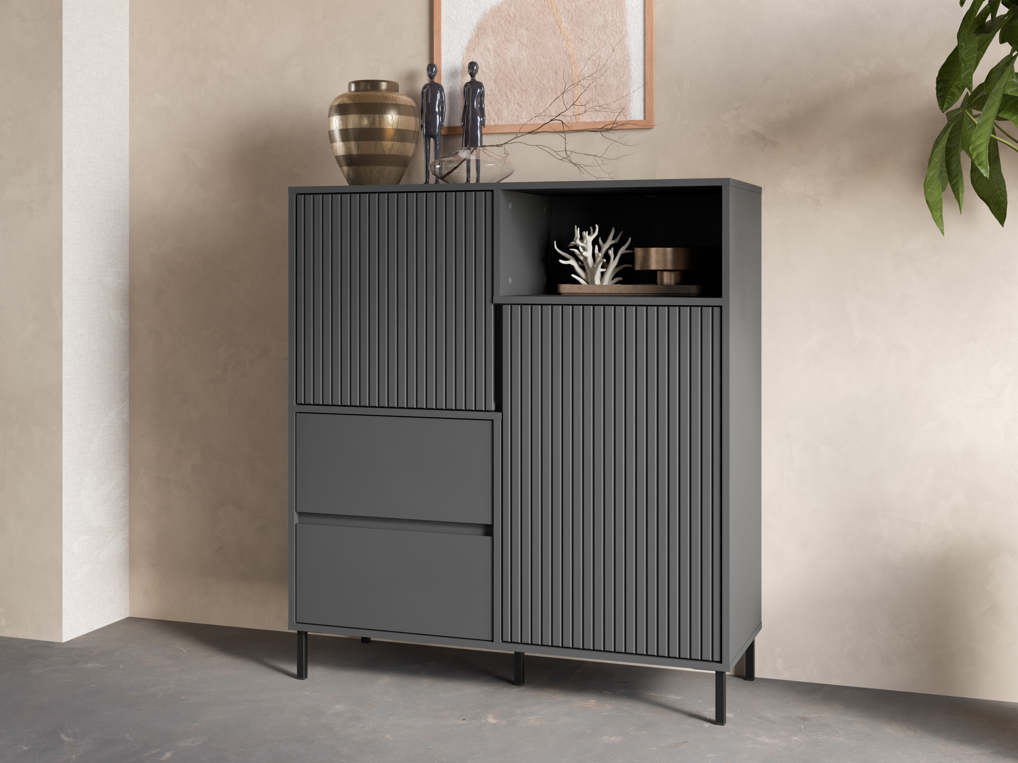 Kumode Ruvrevi 104 (Antracīts)