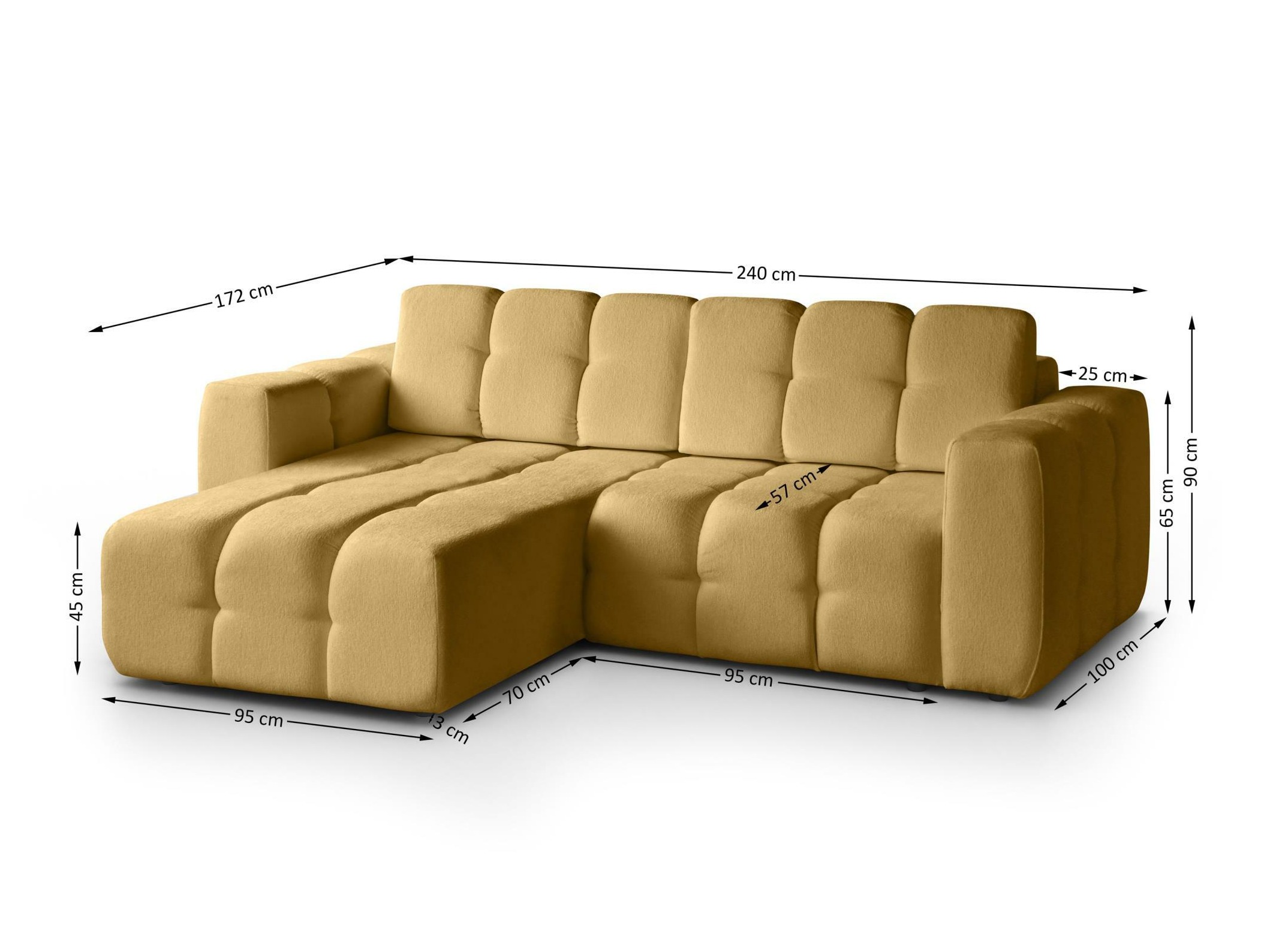 Угловой диван Margate 129 (Raven 66)