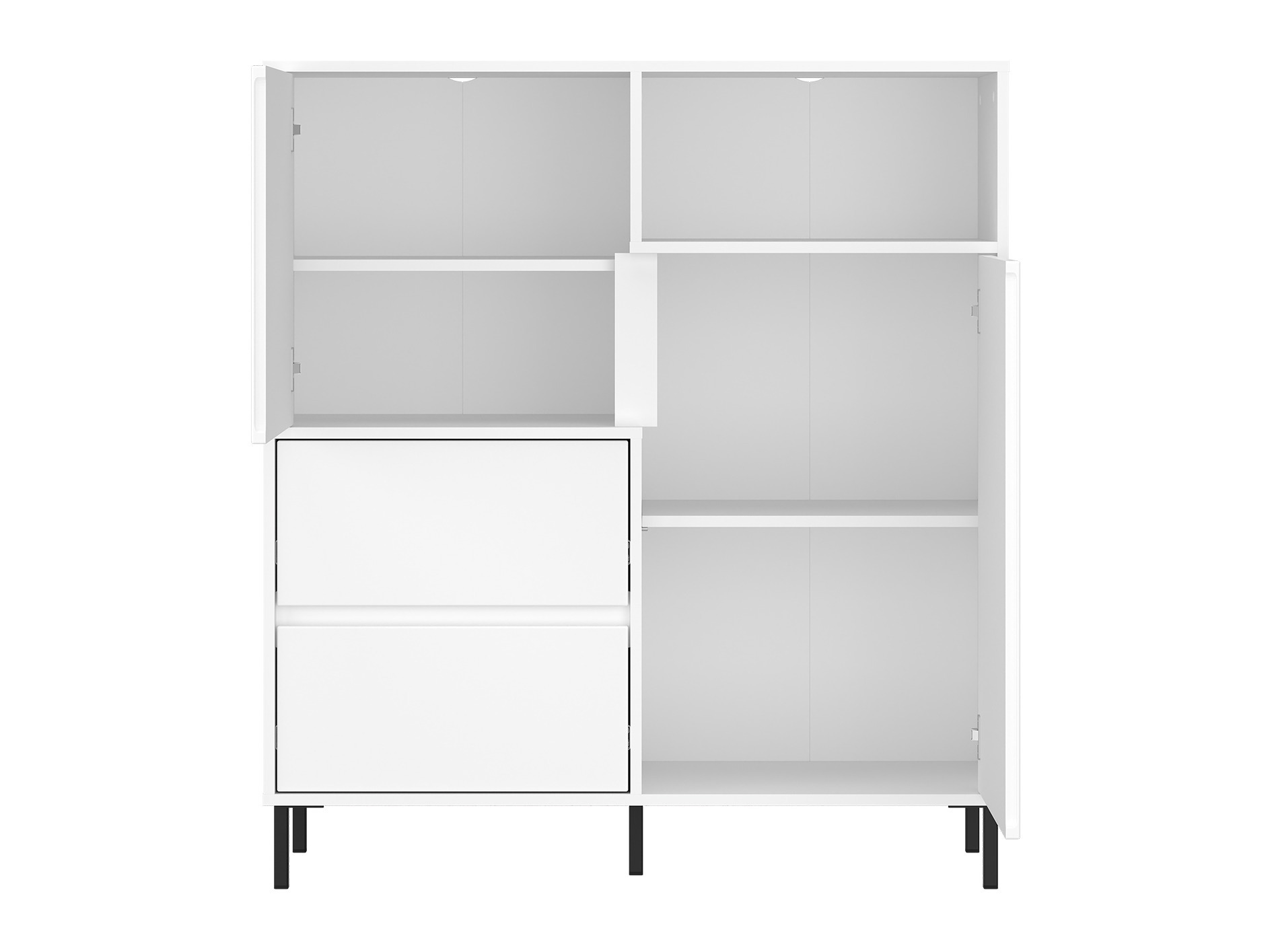 Viesistabas komplekts Ruvrevi 106 (Balts)