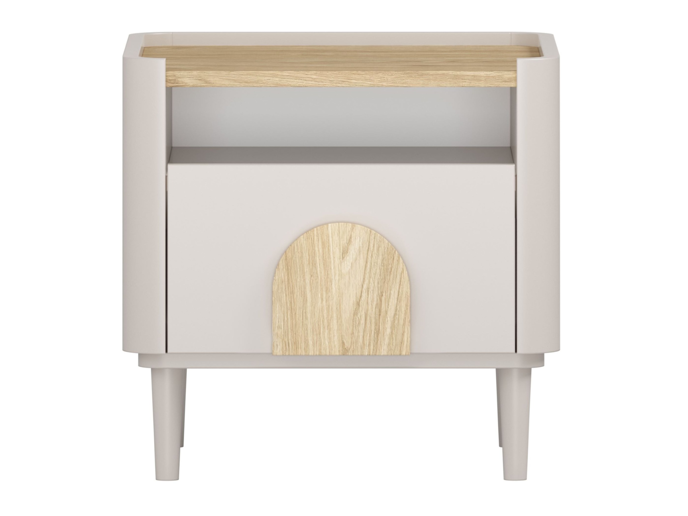 Прикроватная тумбочка Camavio 100 (Кашемир + Светлый дуб)