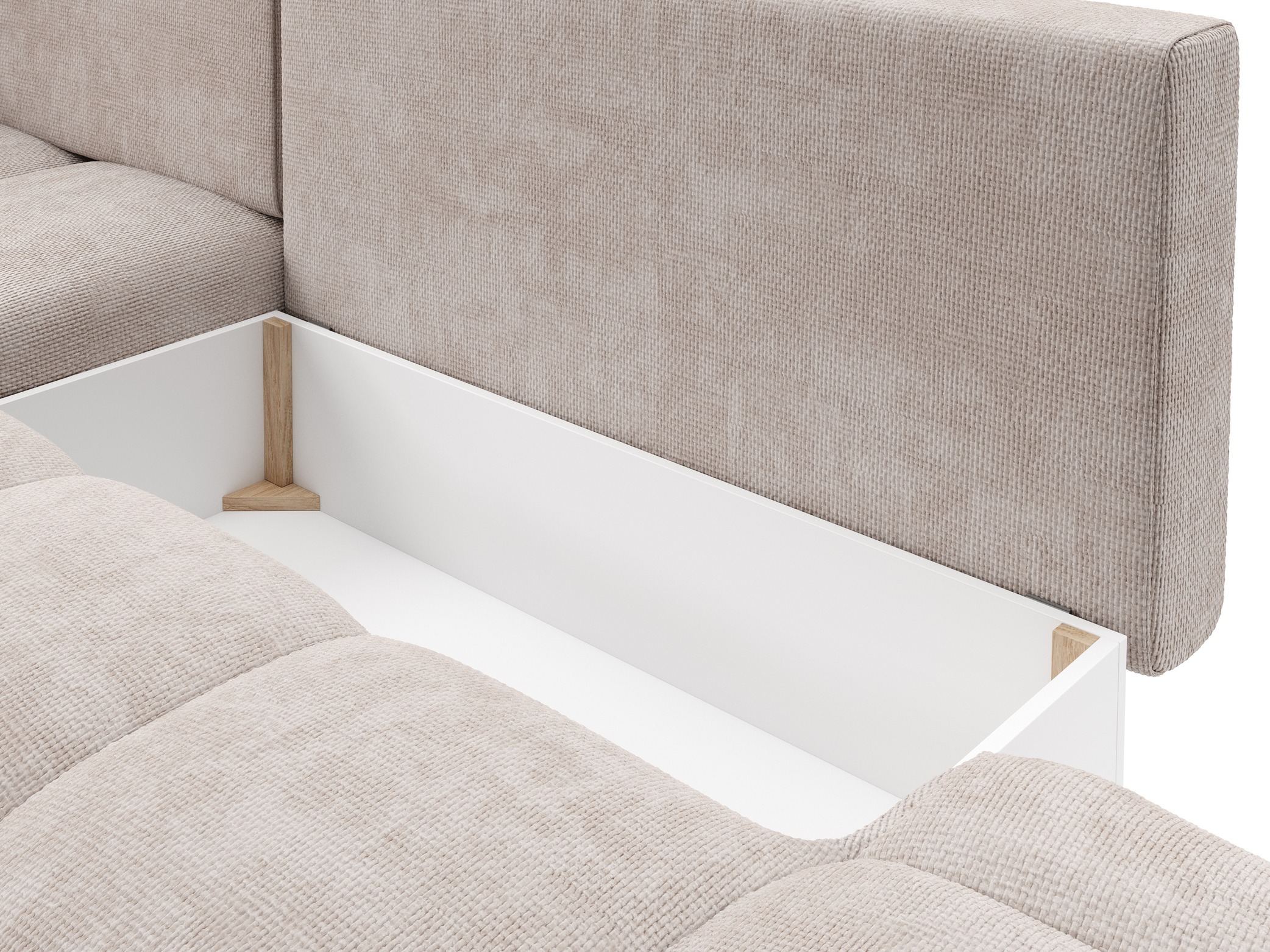 Stūra dīvāns Kingston 156 (Flow 03)