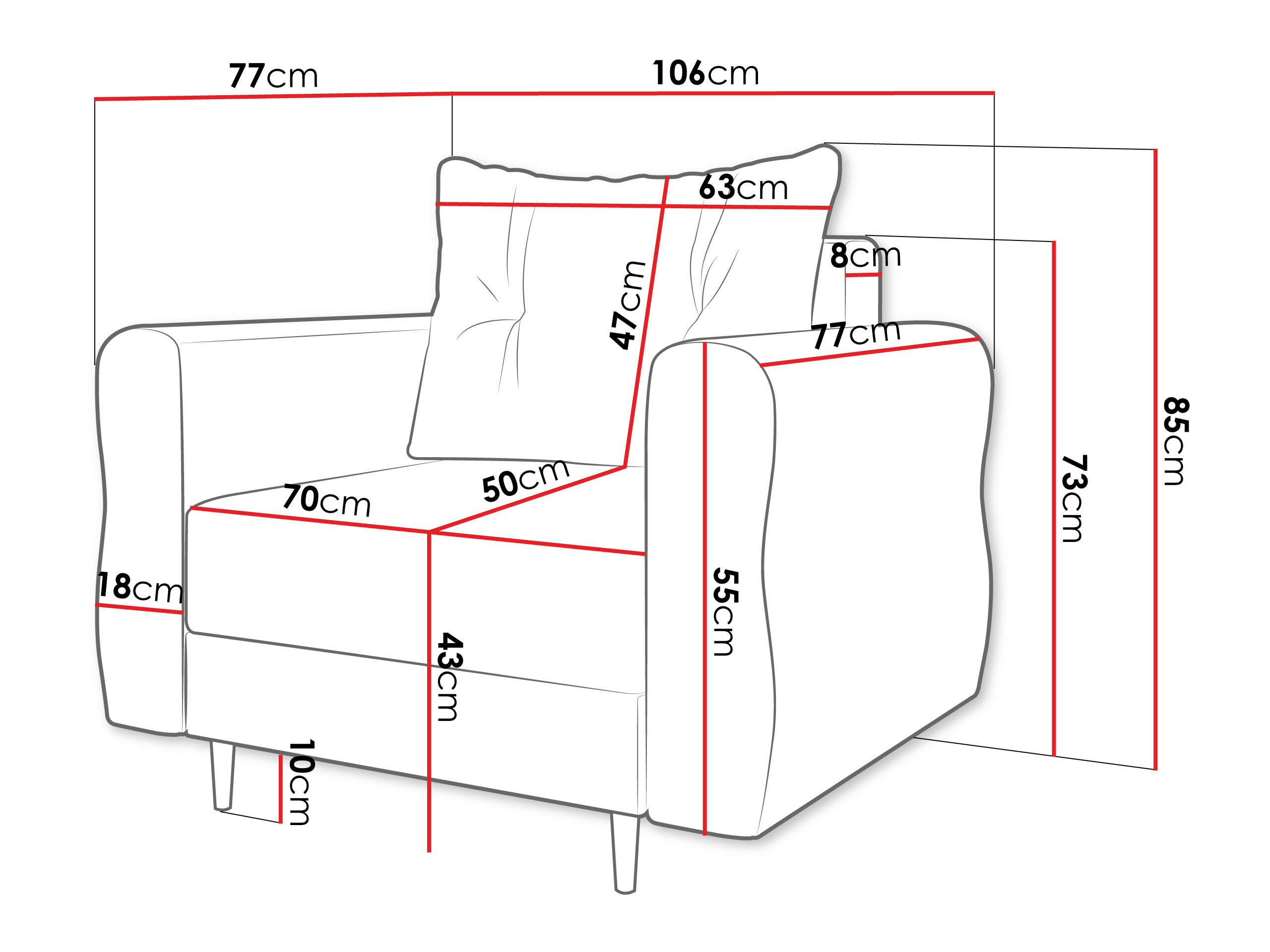 Кресло Veldala 104 (Manila 18)