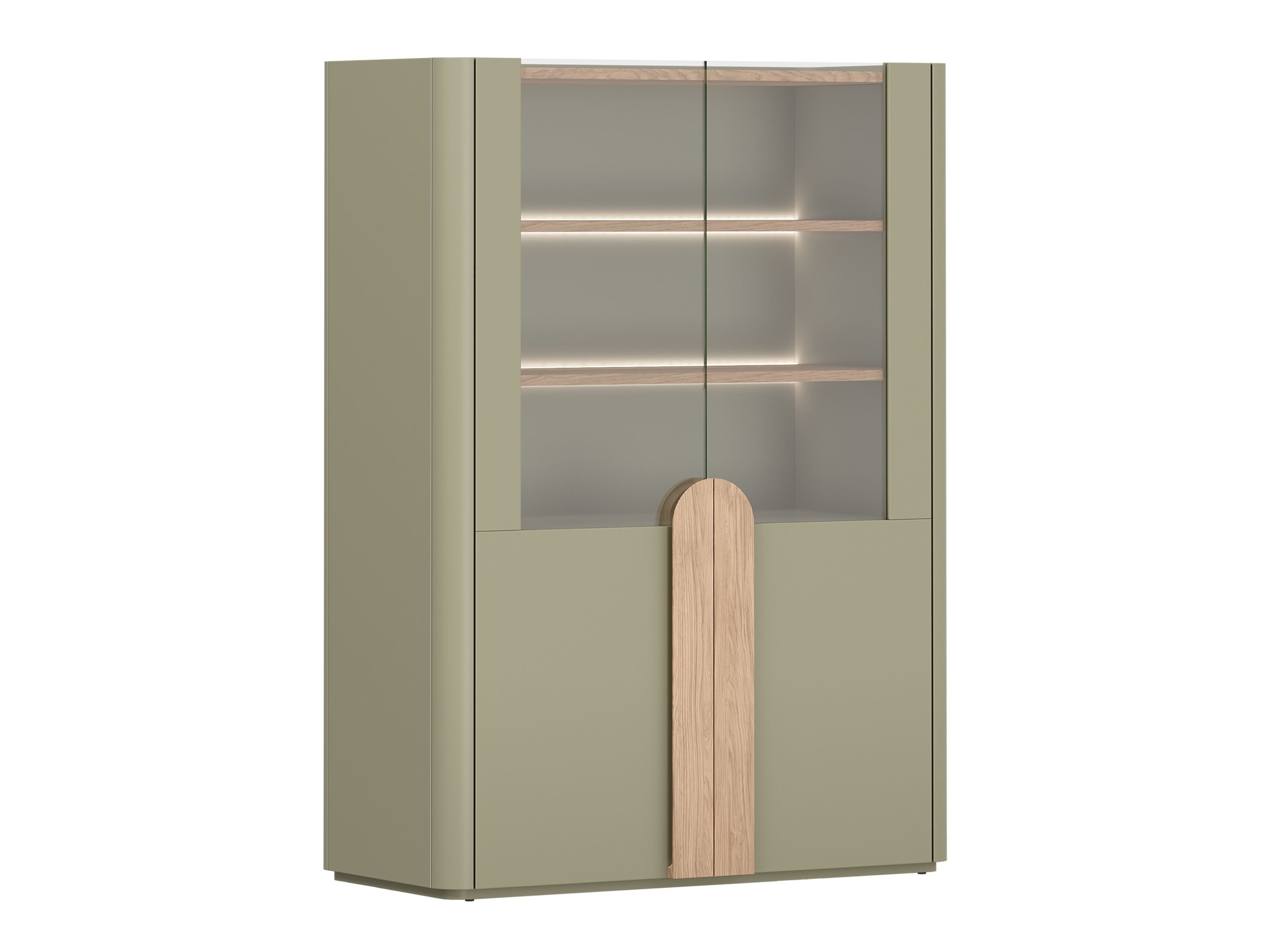 Plaukts Camavio 101 (Putekļaini zaļa + Ozols)