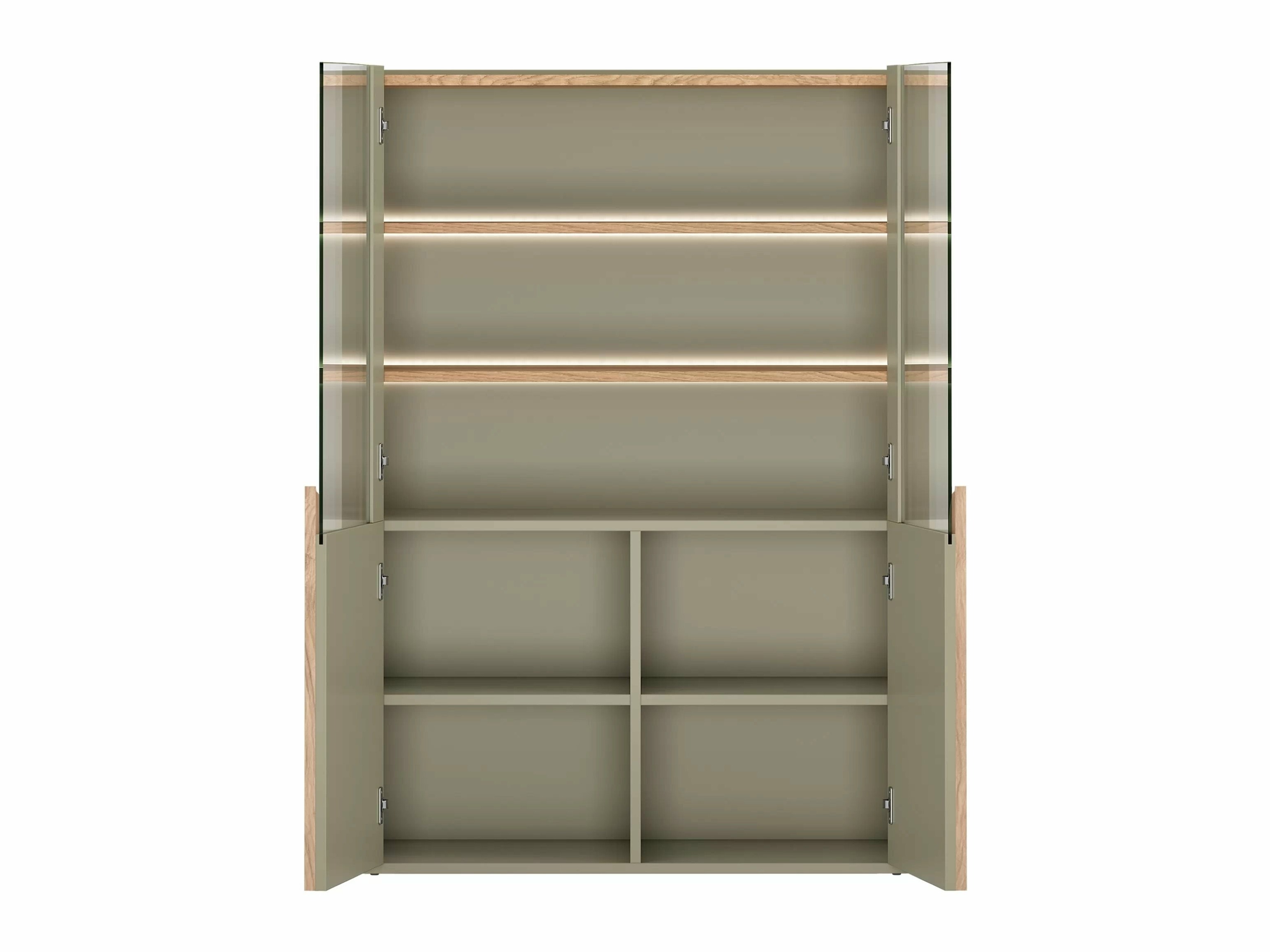 Plaukts Camavio 101 (Putekļaini zaļa + Ozols)