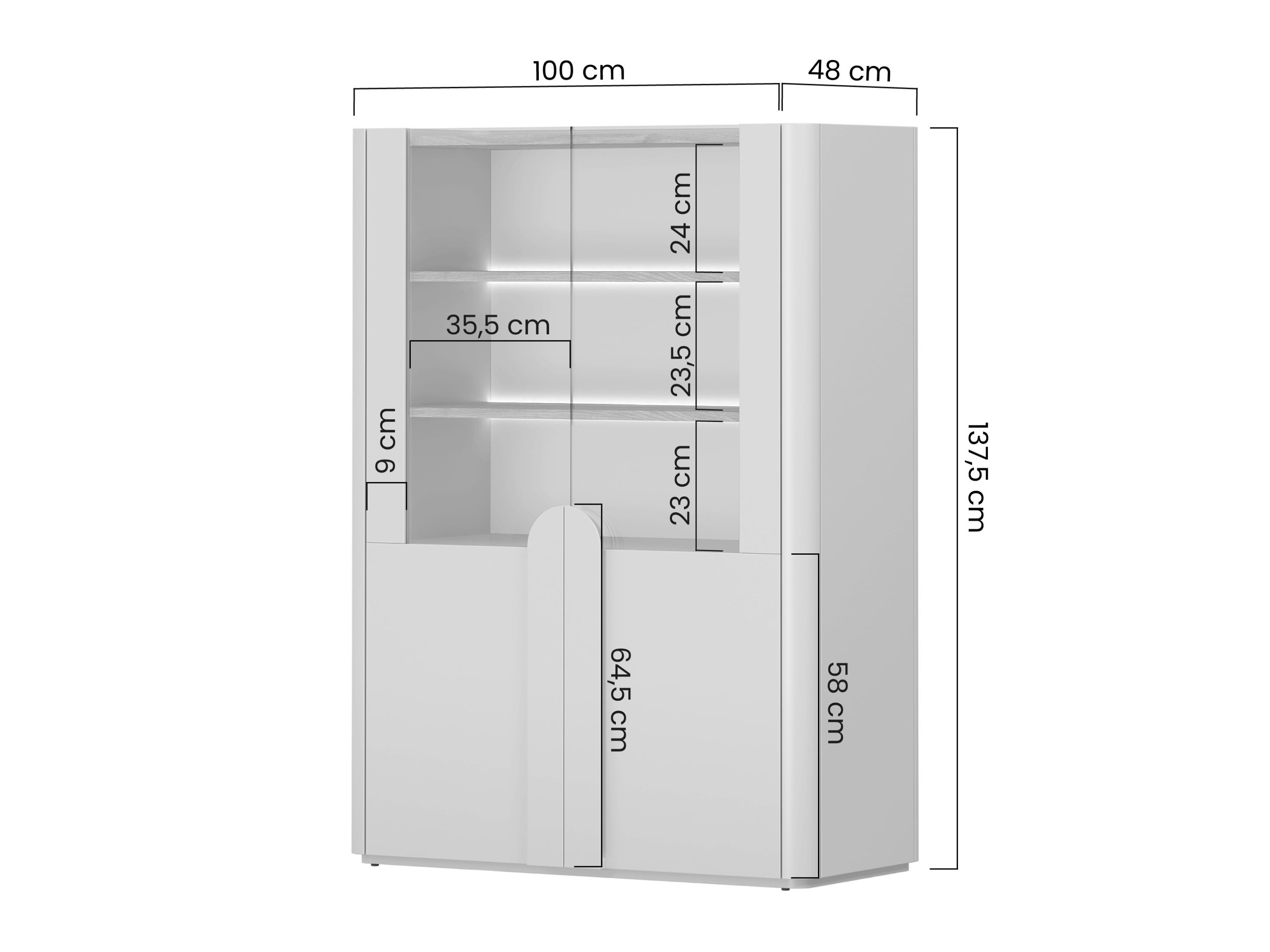 Plaukts Camavio 101 (Putekļaini zaļa + Ozols)