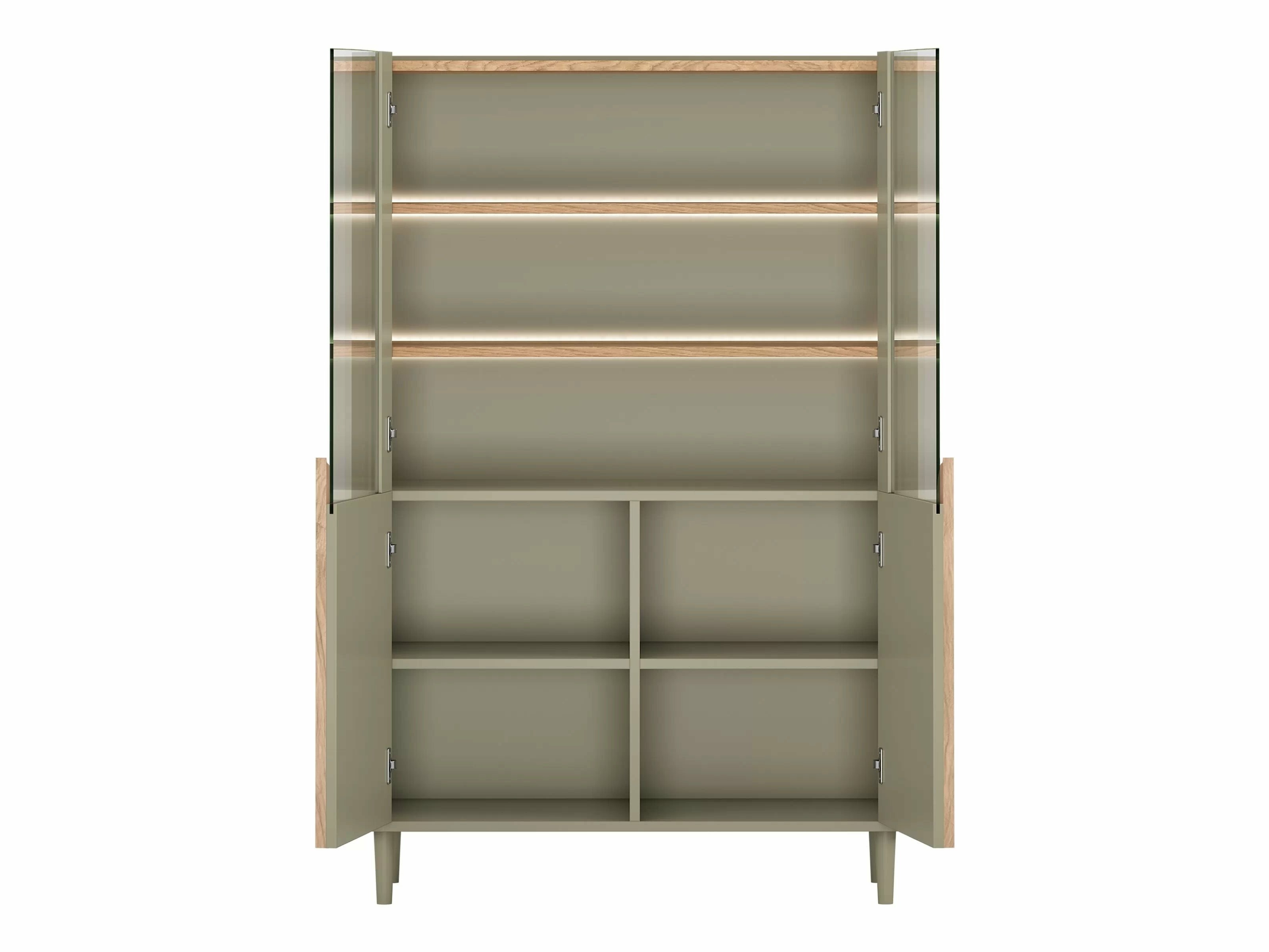 Plaukts Camavio 101 (Putekļaini zaļa + Ozols)