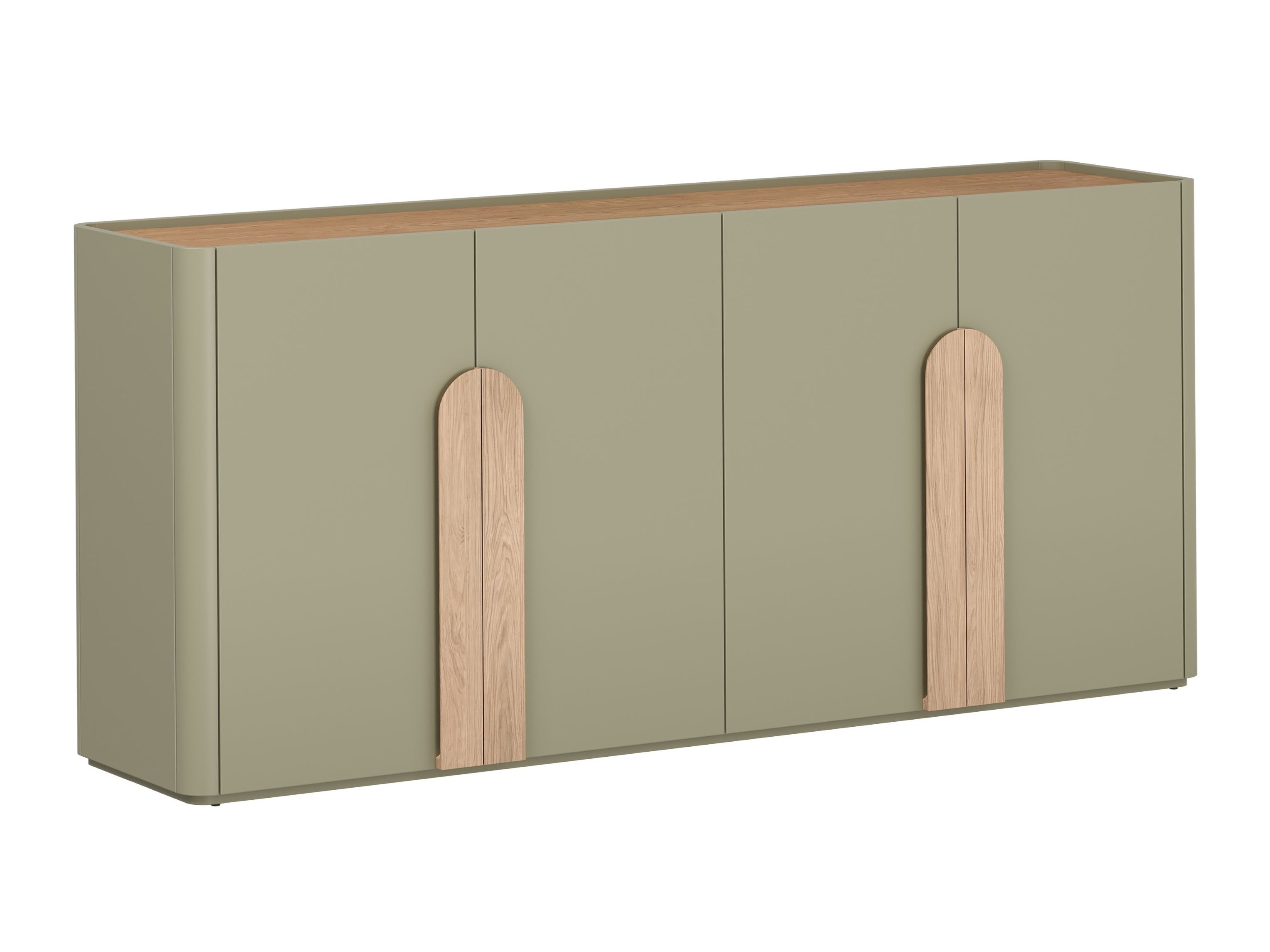 Шкафчик Camavio 102 (Пыльно-зеленый + Дуб)