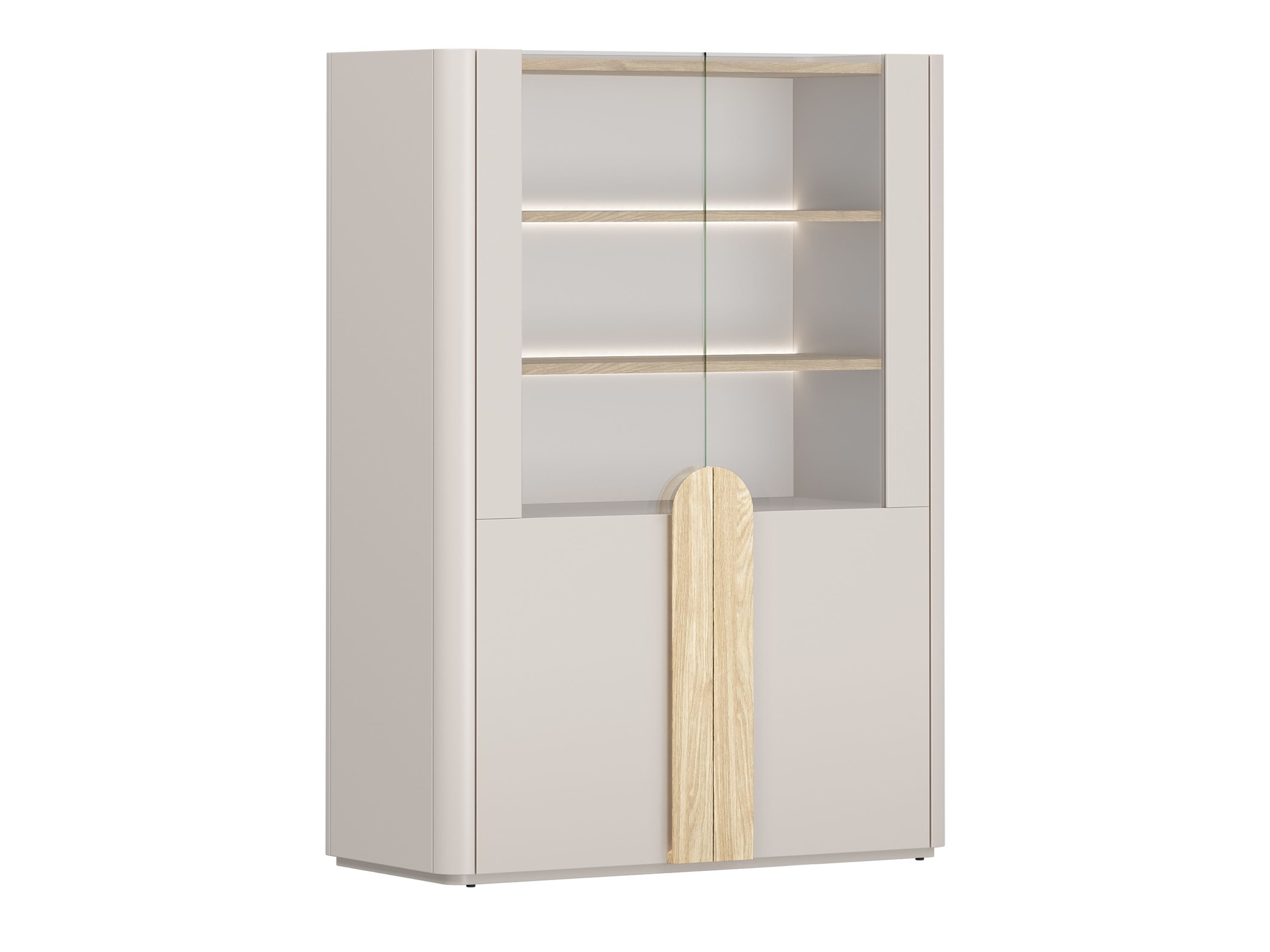 Стеллаж Camavio 101 (Кашемир + Светлый дуб)