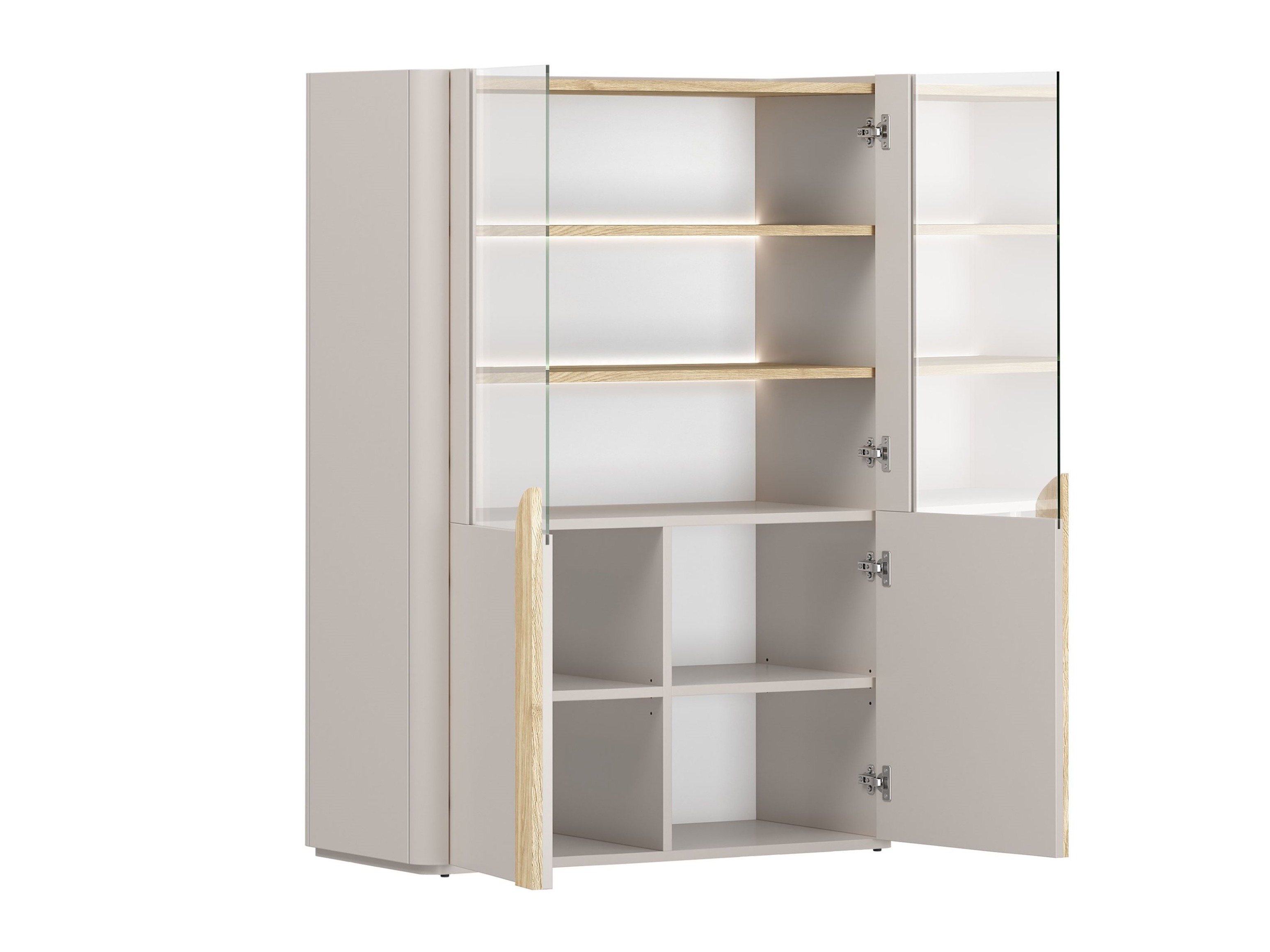 Стеллаж Camavio 101 (Кашемир + Светлый дуб)