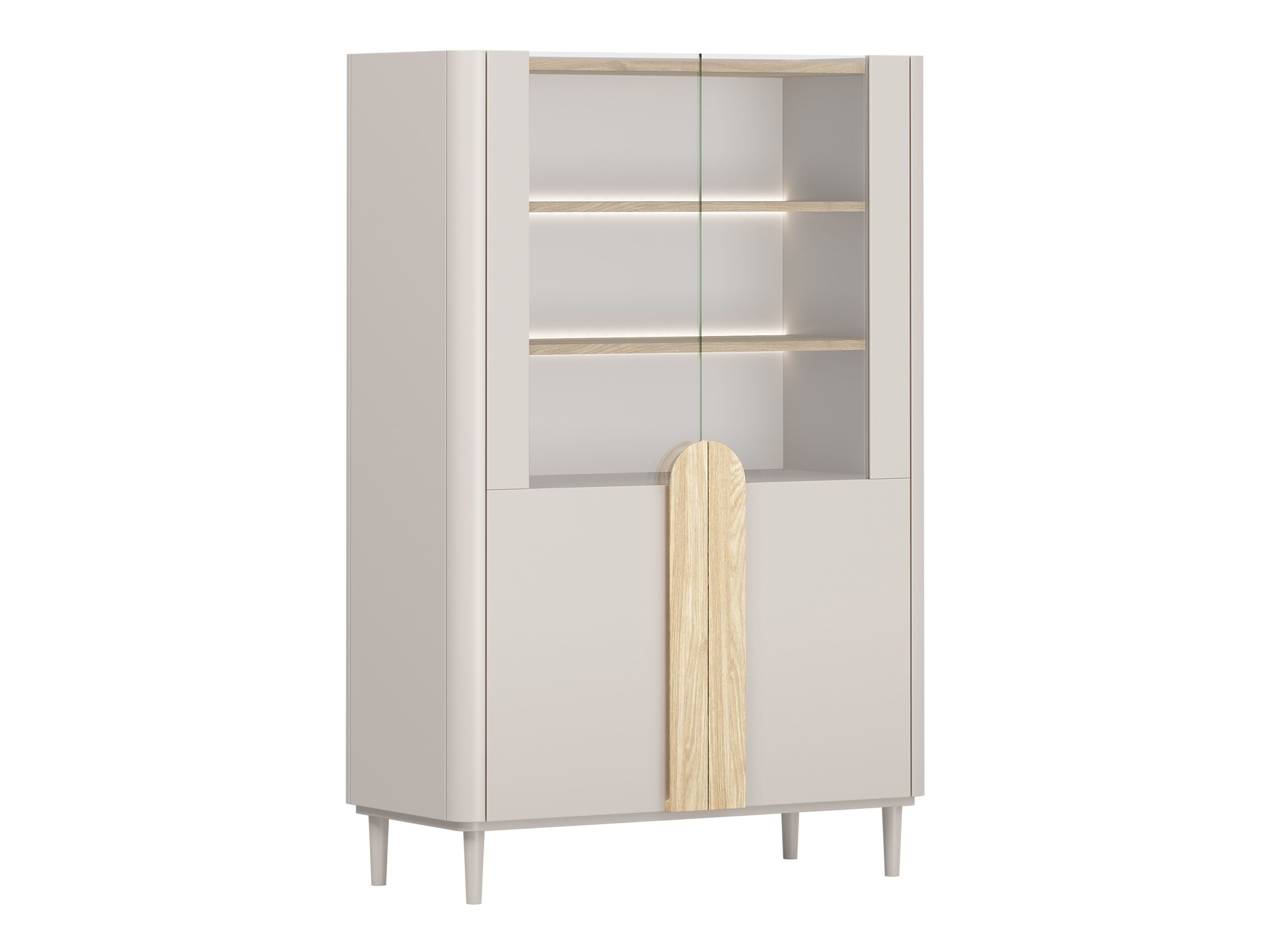 Стеллаж Camavio 101 (Кашемир + Светлый дуб)