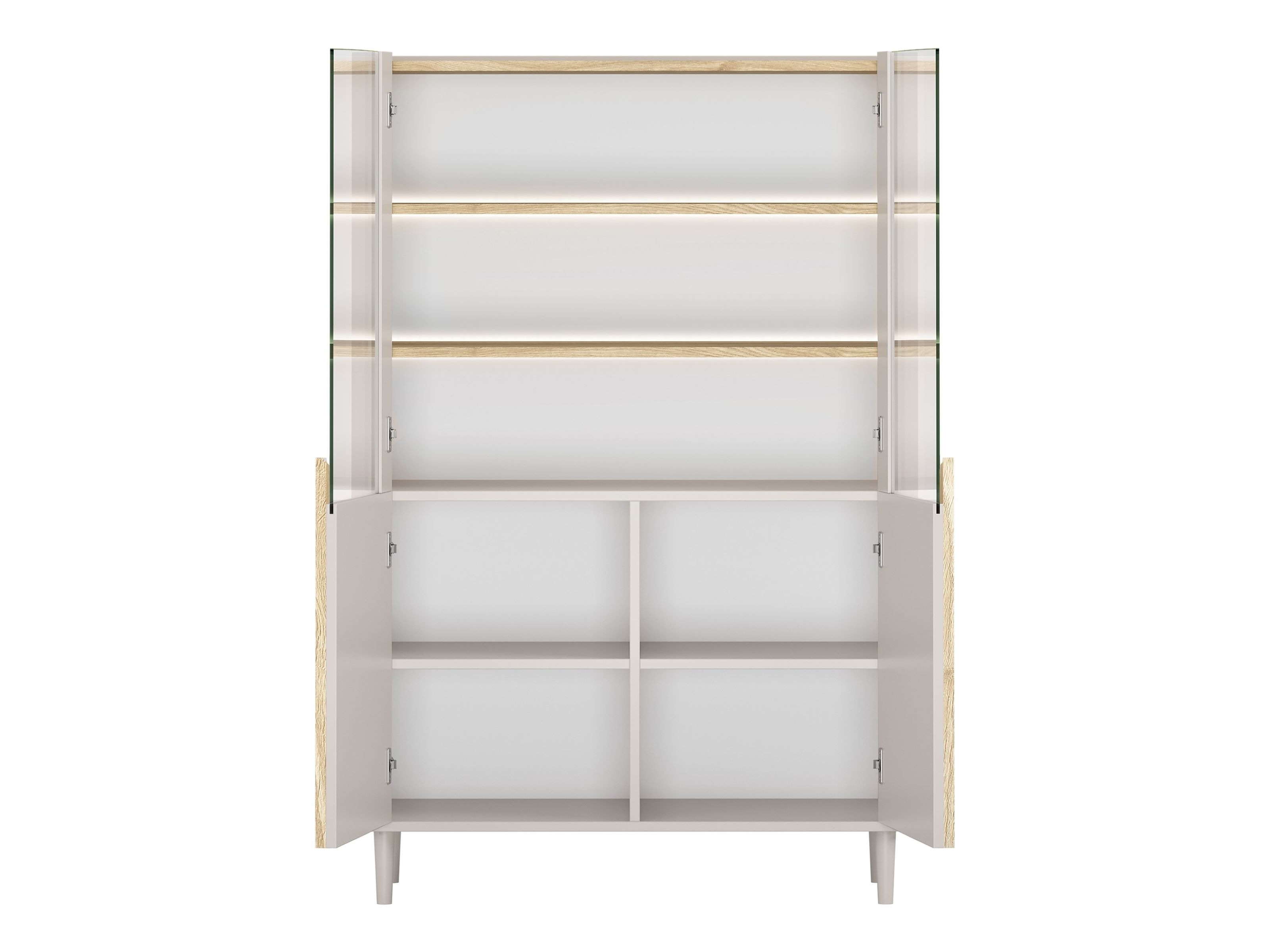 Стеллаж Camavio 101 (Кашемир + Светлый дуб)