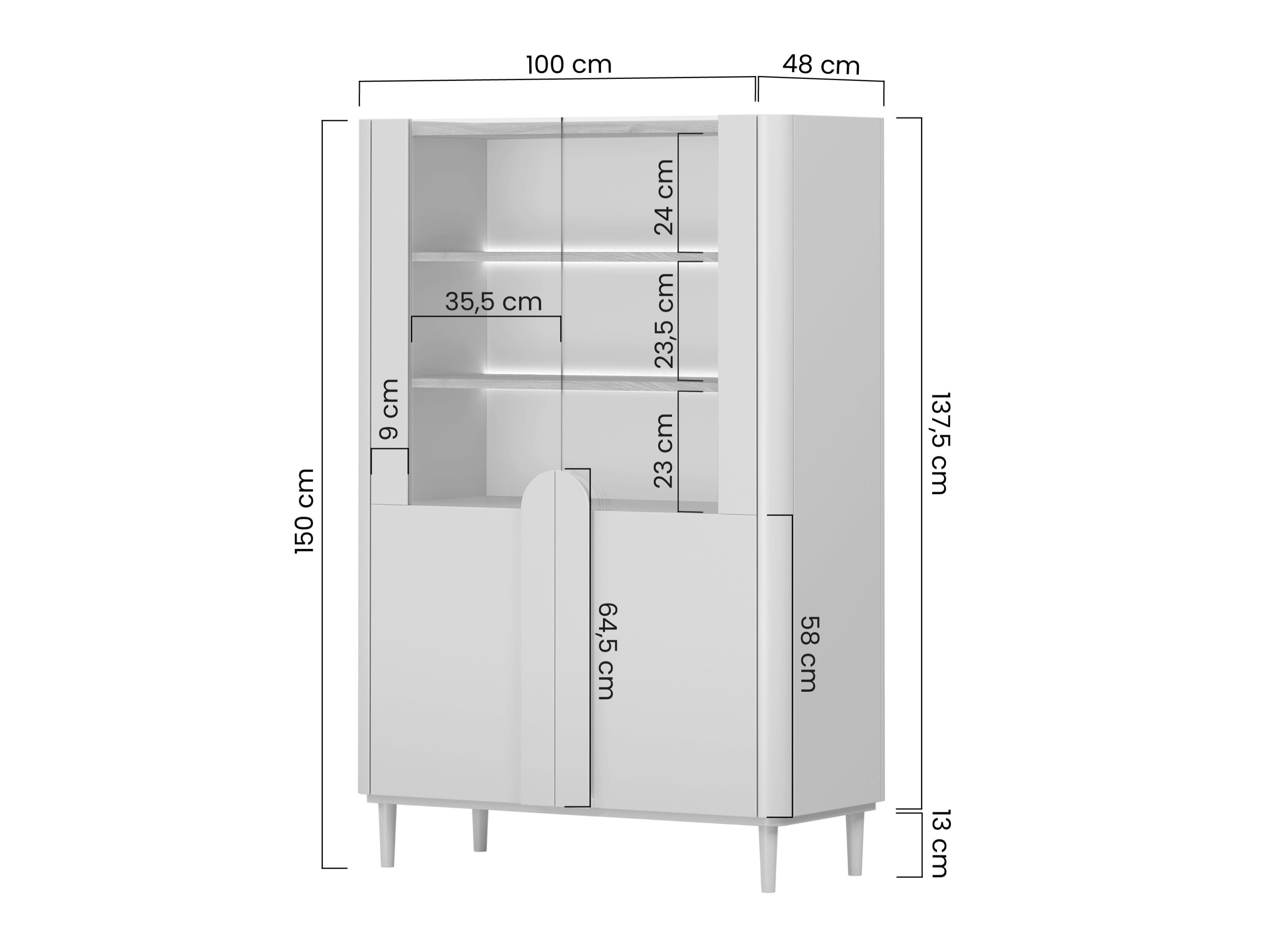 Стеллаж Camavio 101 (Кашемир)