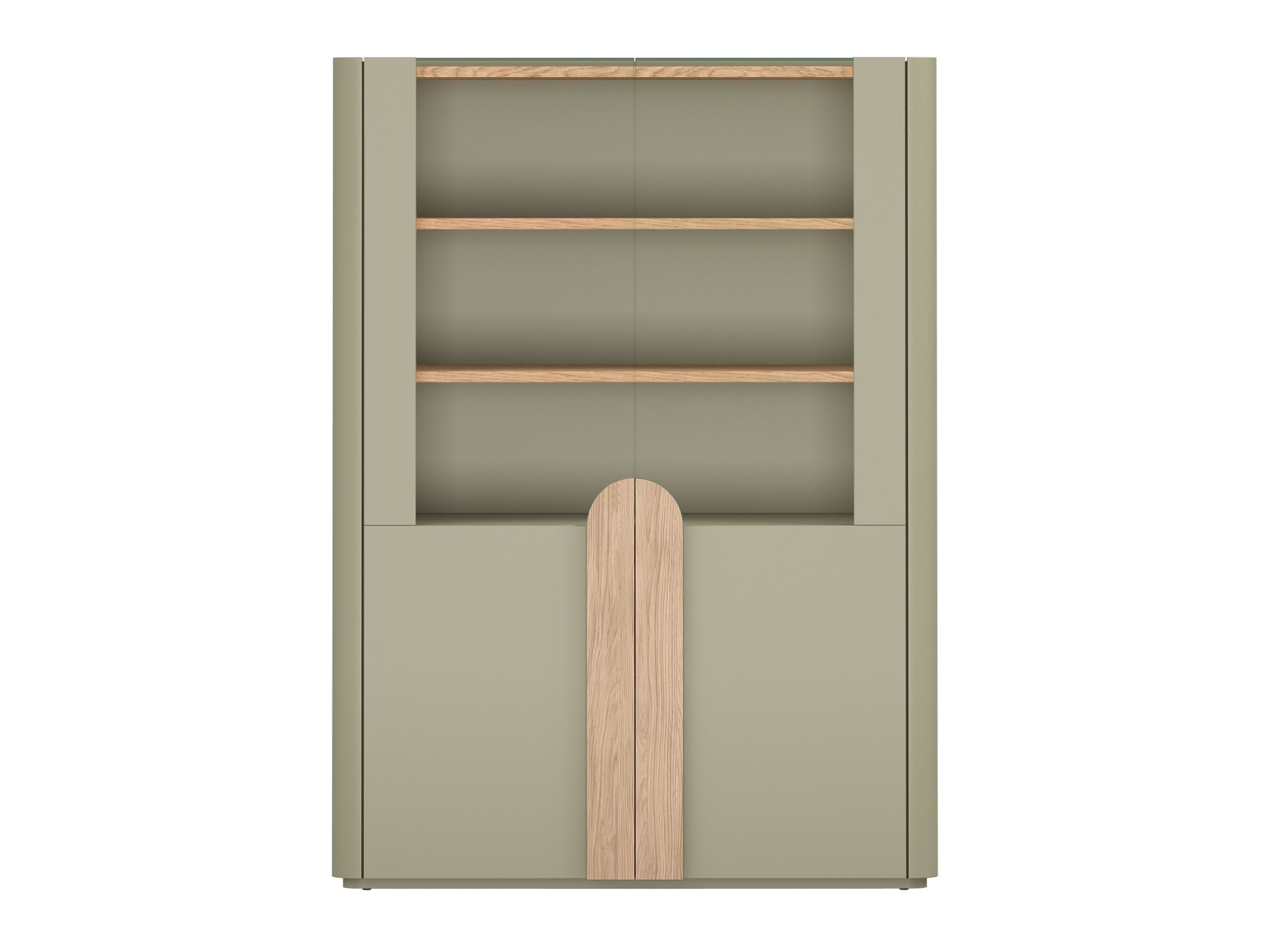 Стеллаж Camavio 101 (Пыльно-зеленый + Дуб)