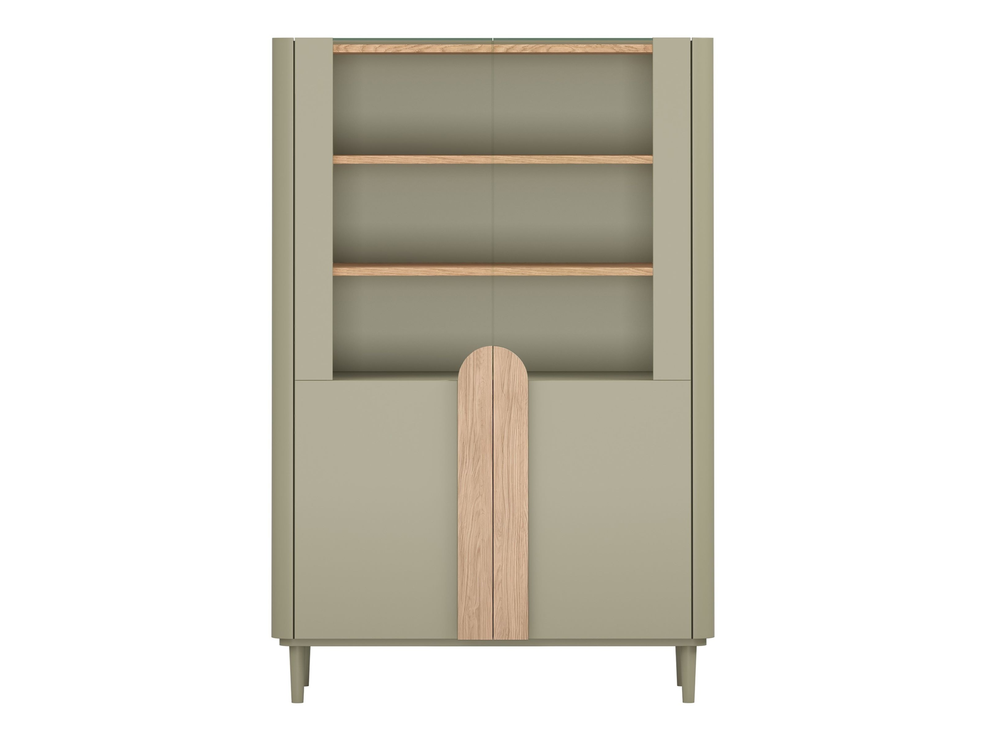 Стеллаж Camavio 101 (Пыльно-зеленый + Дуб)