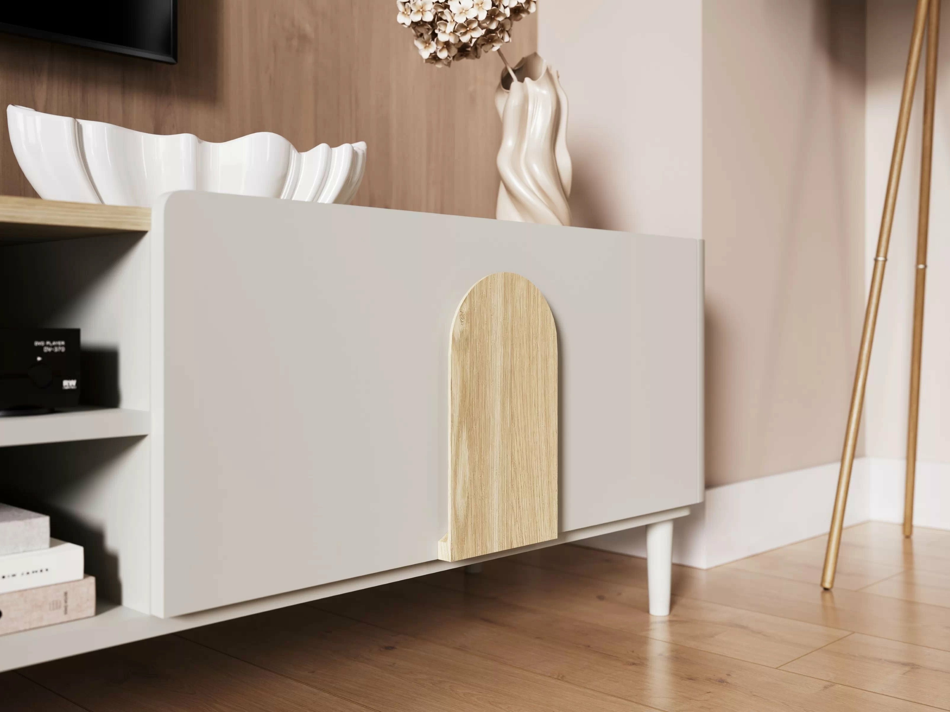 TV galds Camavio 103 (Kašmirs + Gaišs ozols)