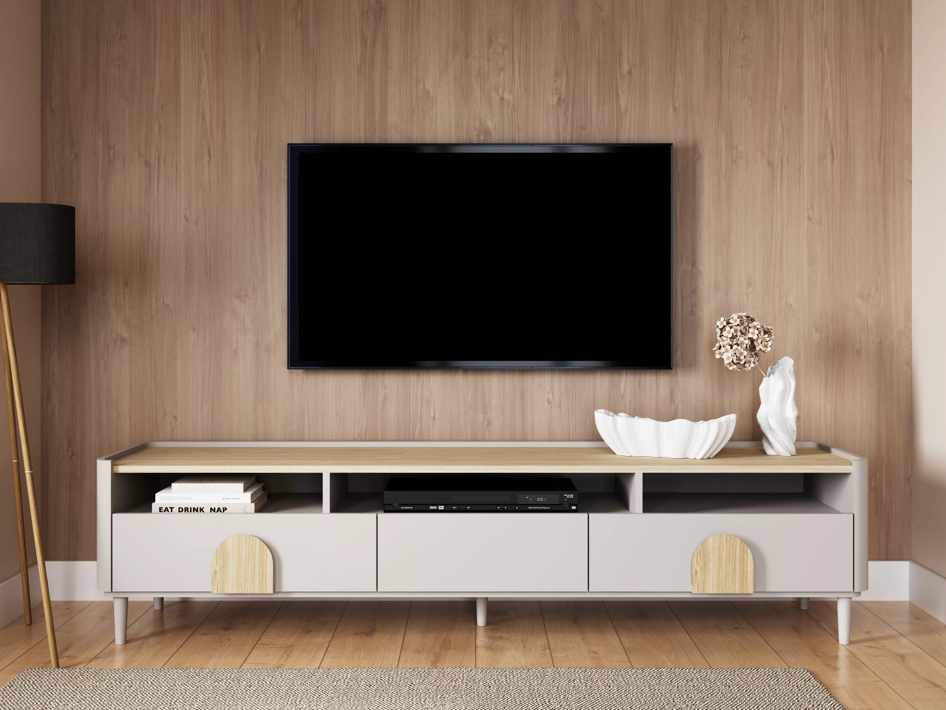 TV galds Camavio 104 (Kašmirs + Gaišs ozols)