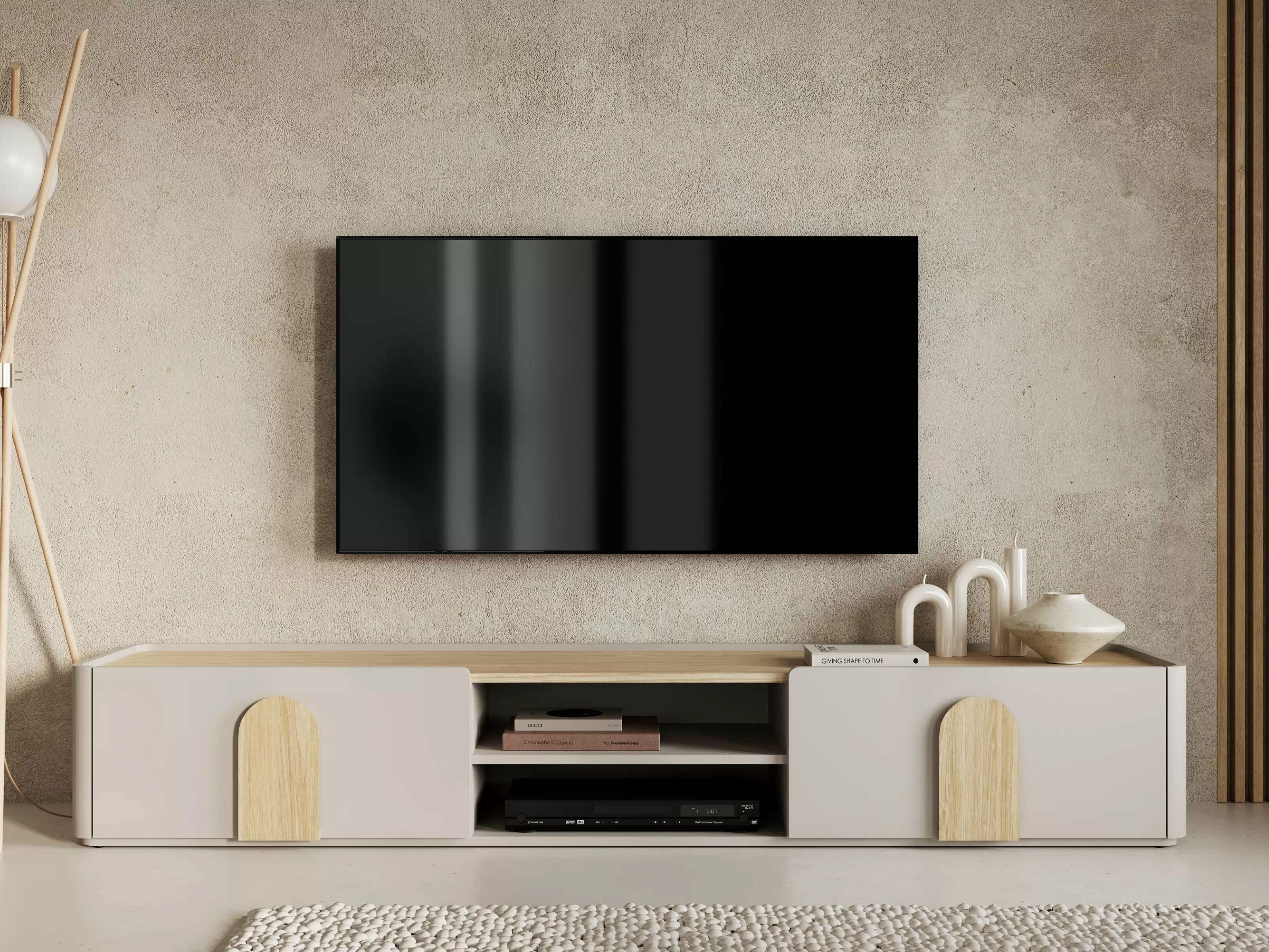 TV galds Camavio 106 (Kašmirs + Gaišs ozols)