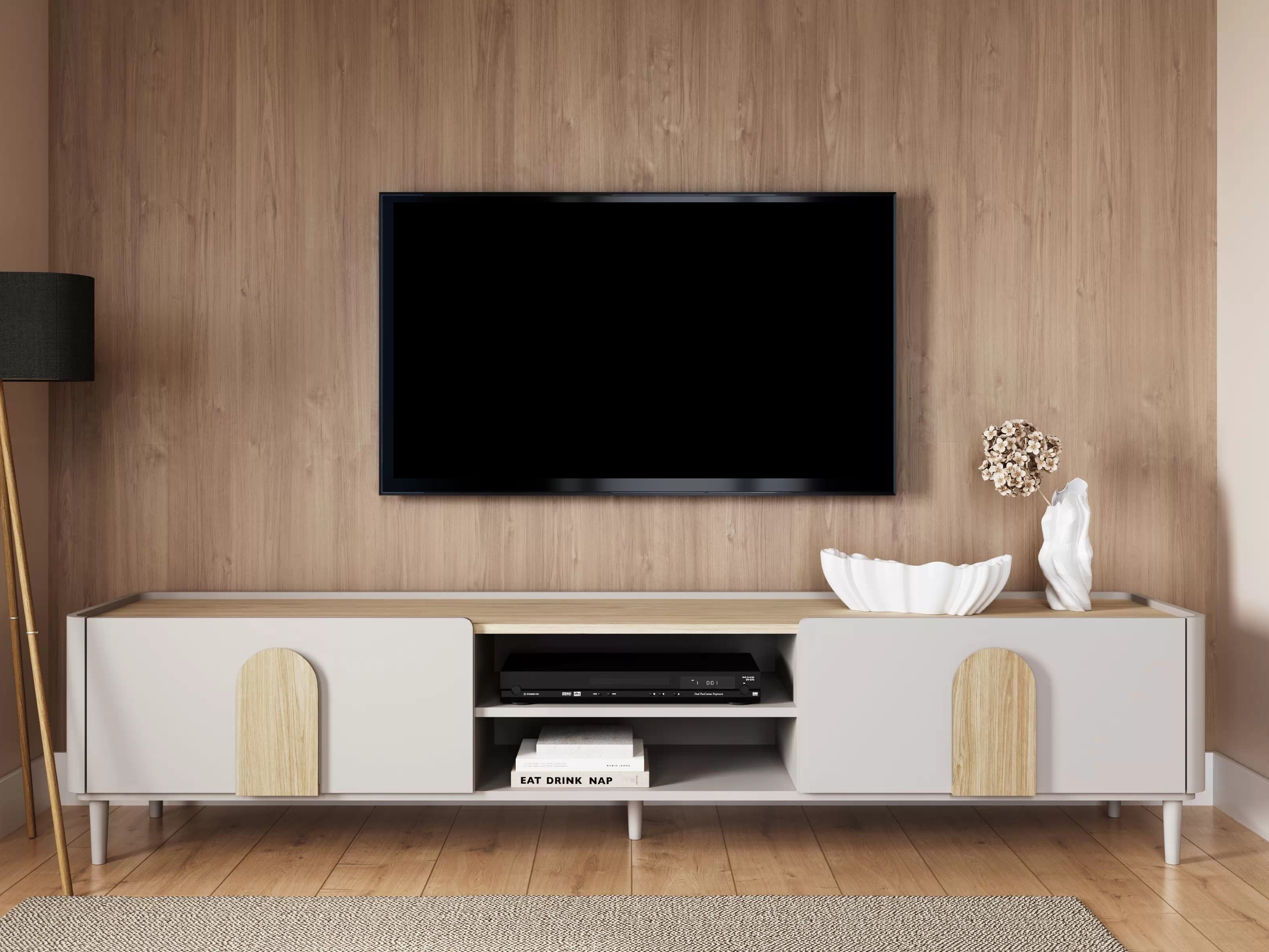 TV galds Camavio 106 (Kašmirs + Gaišs ozols)